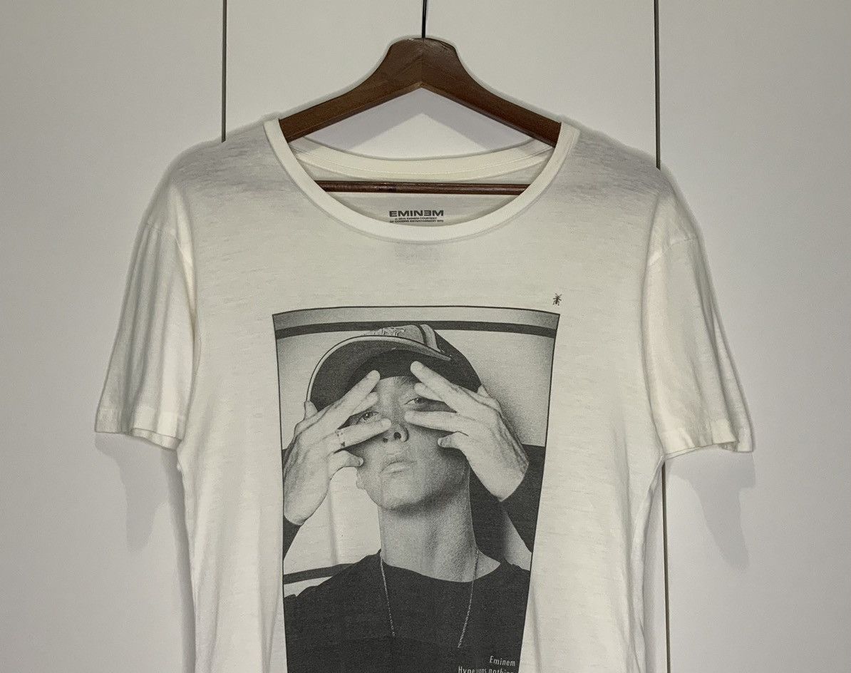 Eminem Eminem Hype Means Nothing White Tee Size US S / EU 44-46 / 1 - 3 Thumbnail