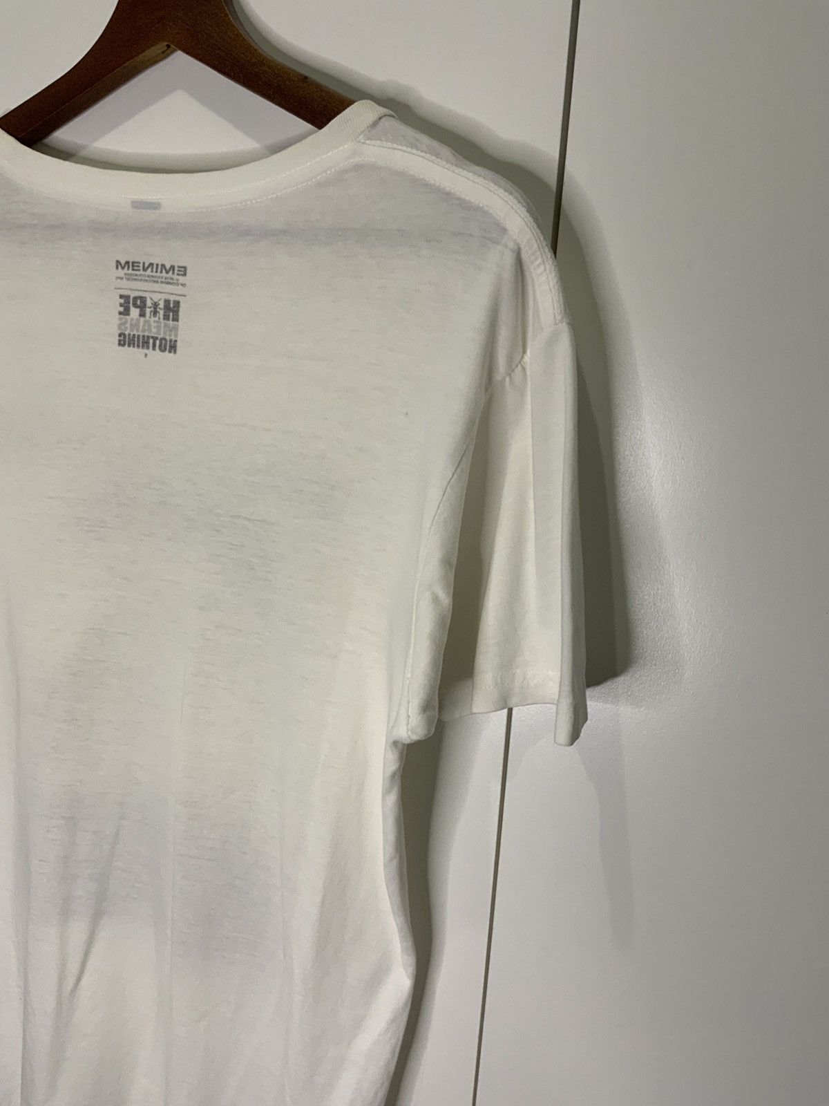 Eminem Eminem Hype Means Nothing White Tee Size US S / EU 44-46 / 1 - 16 Thumbnail