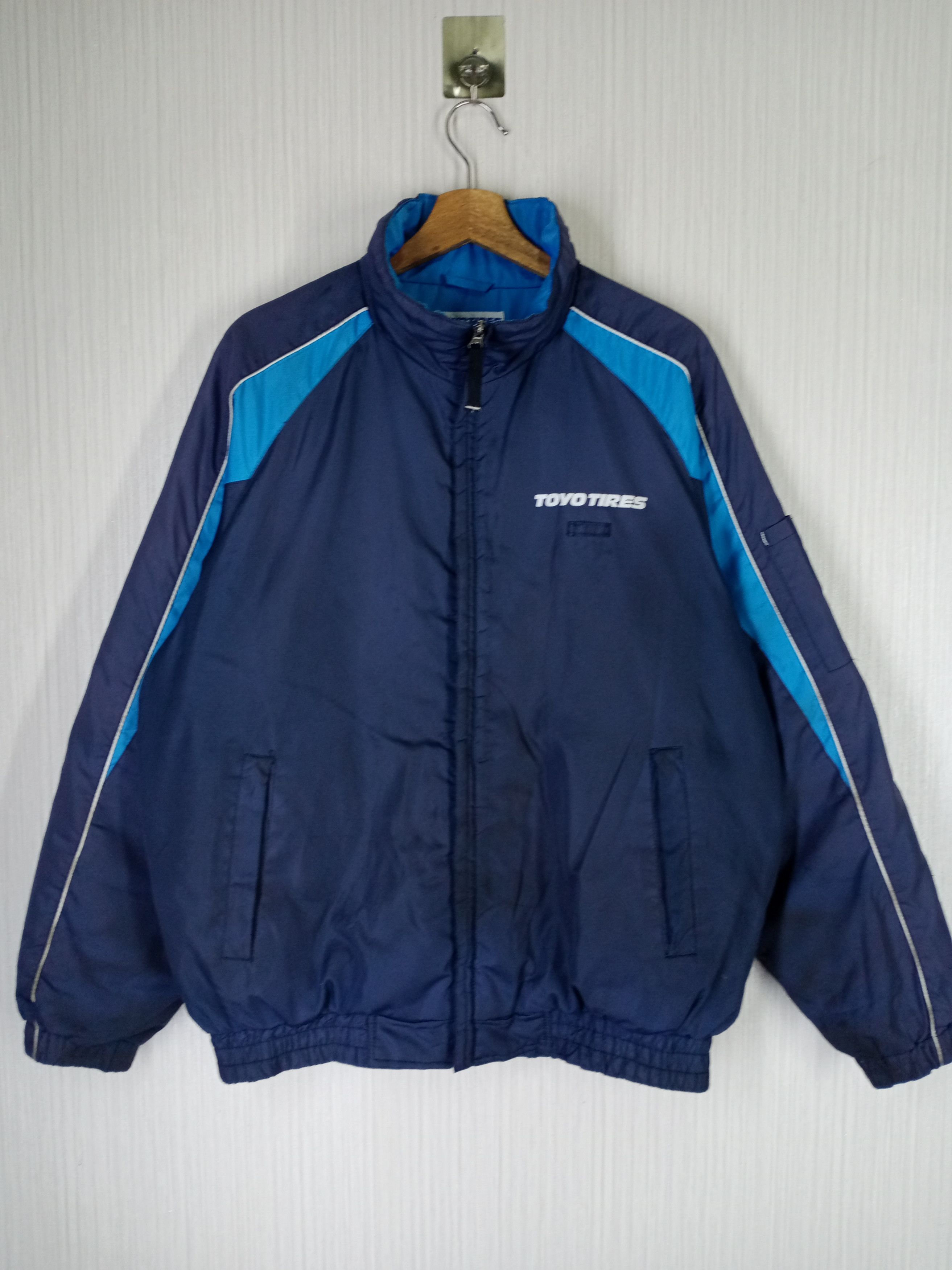 Japanese Brand Vintage Toyo Tires Jacket Size US XL / EU 56 / 4 - 2 Thumbnail