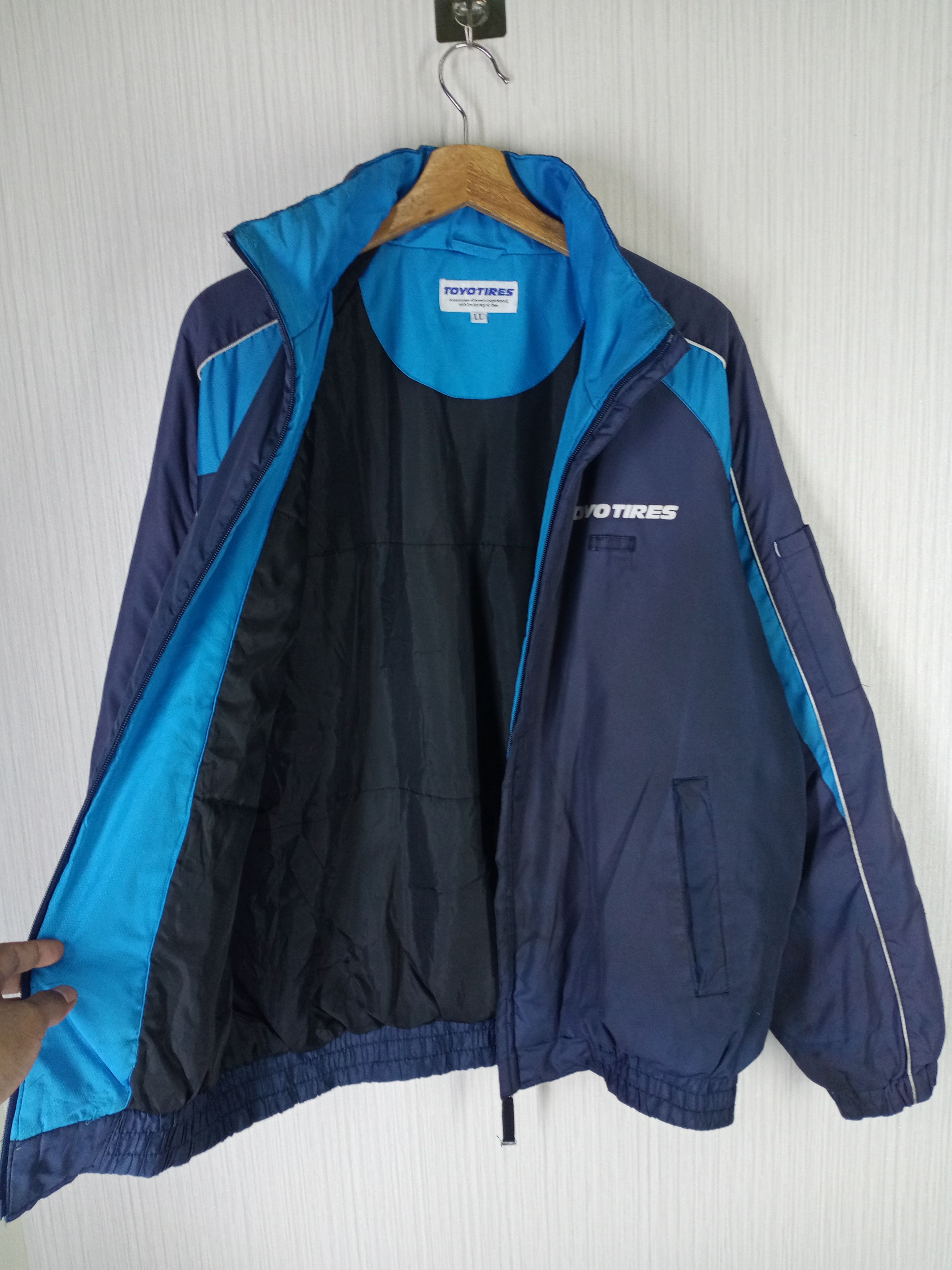 Japanese Brand Vintage Toyo Tires Jacket Size US XL / EU 56 / 4 - 7 Thumbnail