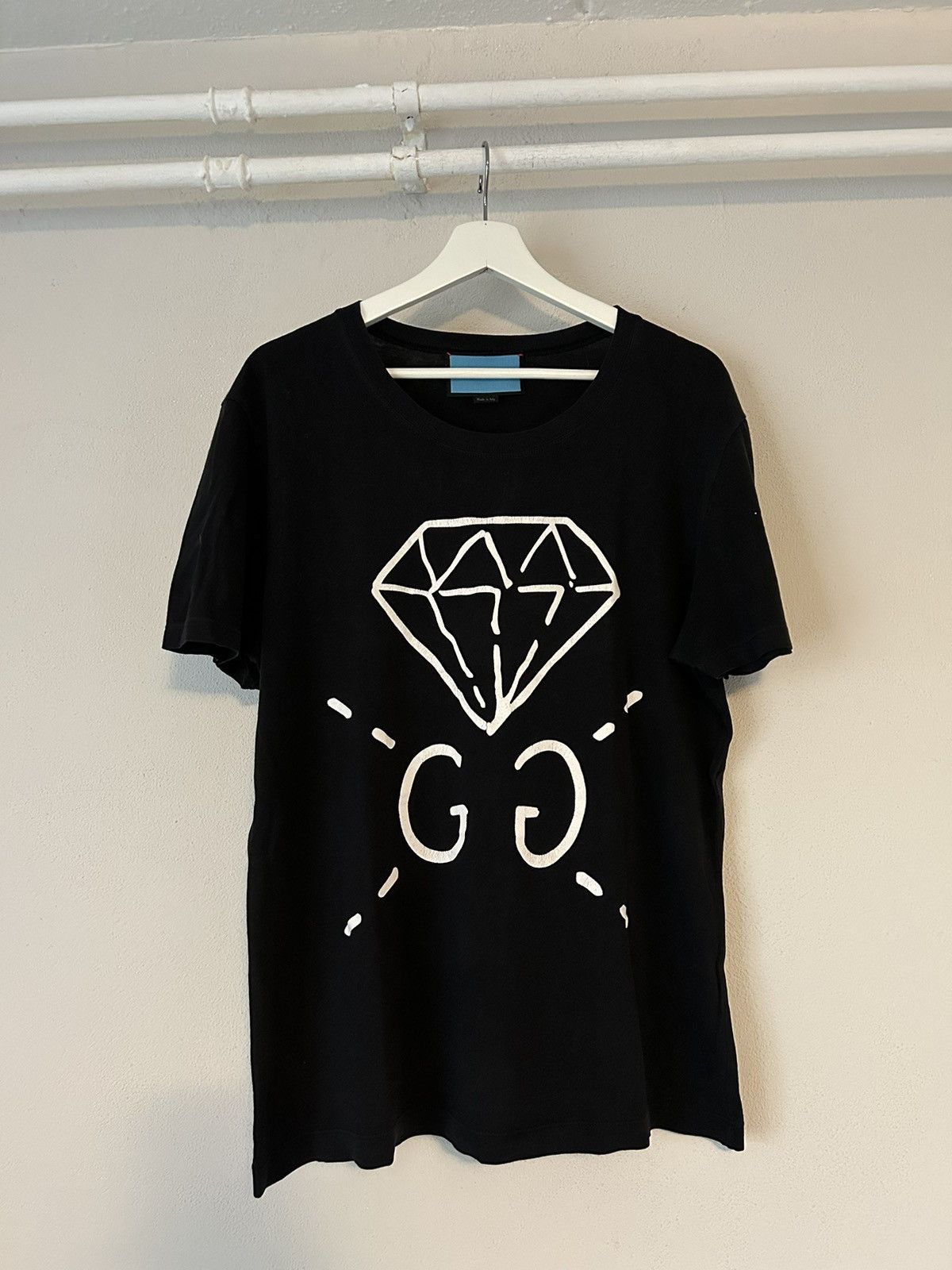 Gucci Gucci Ghost Diamond T-Shirt | Grailed