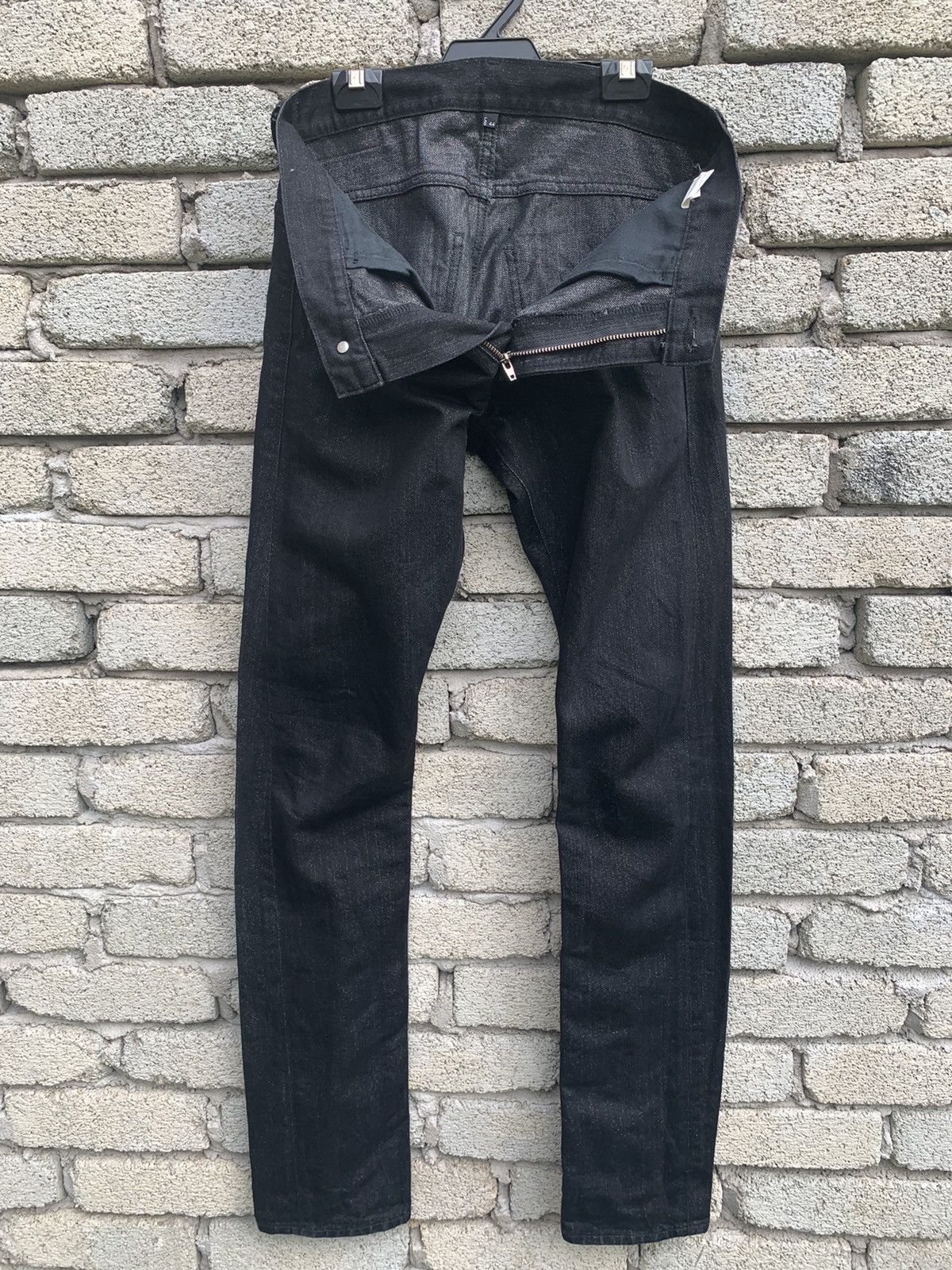 Lad Musician Lad Musician Black Sparkle Skinny Jeans Size US 31 - 14 Thumbnail