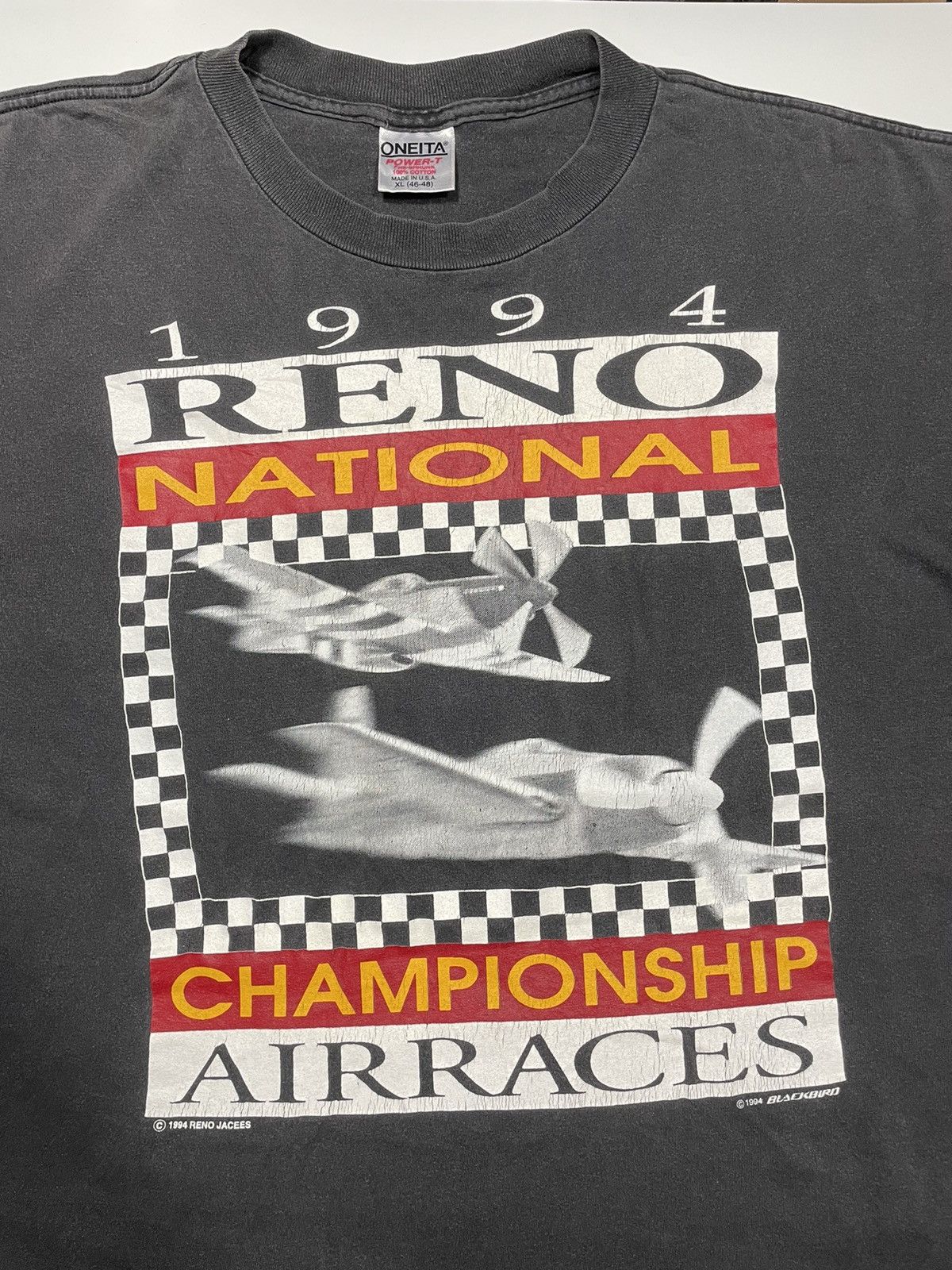 Other Vintage 1994 BLACKBIRD Reno National Championship Airraces Size US XL / EU 56 / 4 - 7 Thumbnail