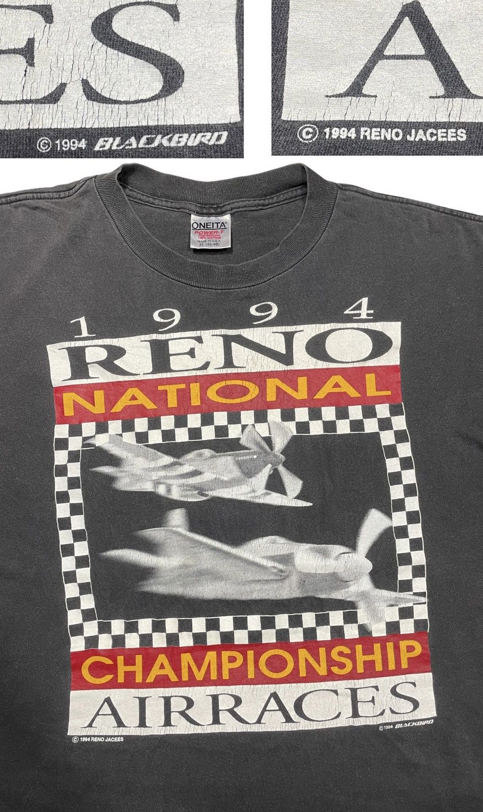 Other Vintage 1994 BLACKBIRD Reno National Championship Airraces Size US XL / EU 56 / 4 - 2 Thumbnail
