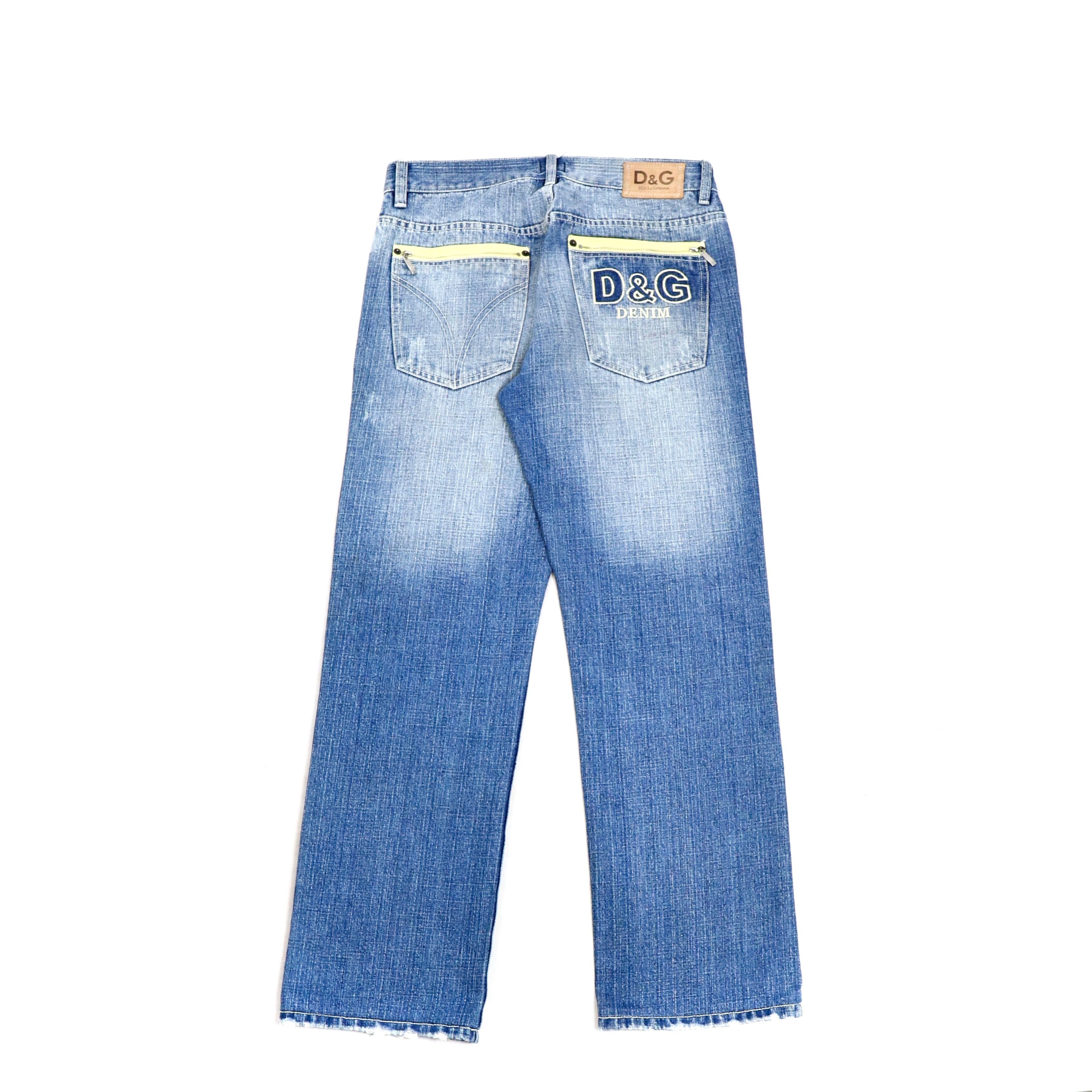 D&G Faded Baggy Jeans