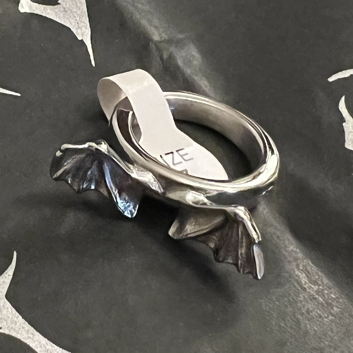 Jewelry Hard Jewelry HJ Deathwing Bat Ring - Size 7 Size ONE SIZE - 2 Thumbnail
