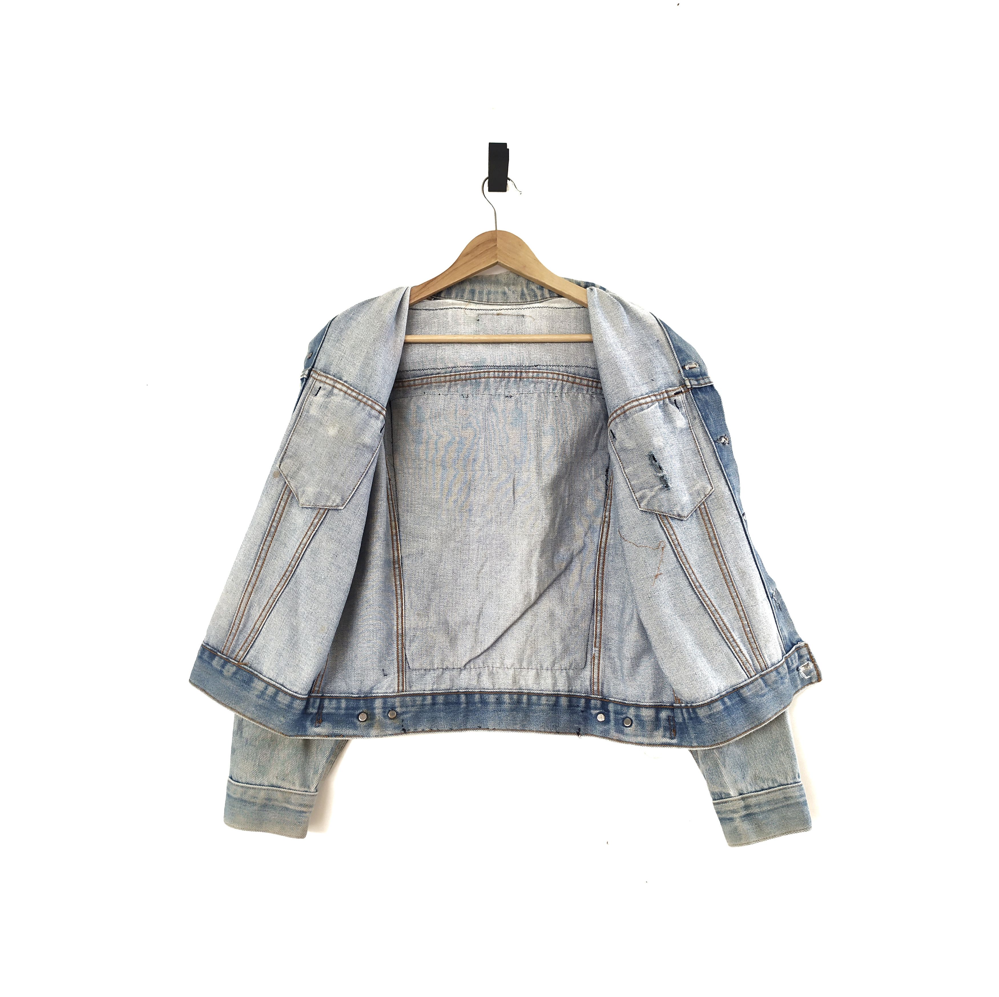 Band Tees × Levi's Vintage Clothing Vintage Levis Custom Band Patches Denim Jacket Size US M / EU 48-50 / 2 - 2 Thumbnail