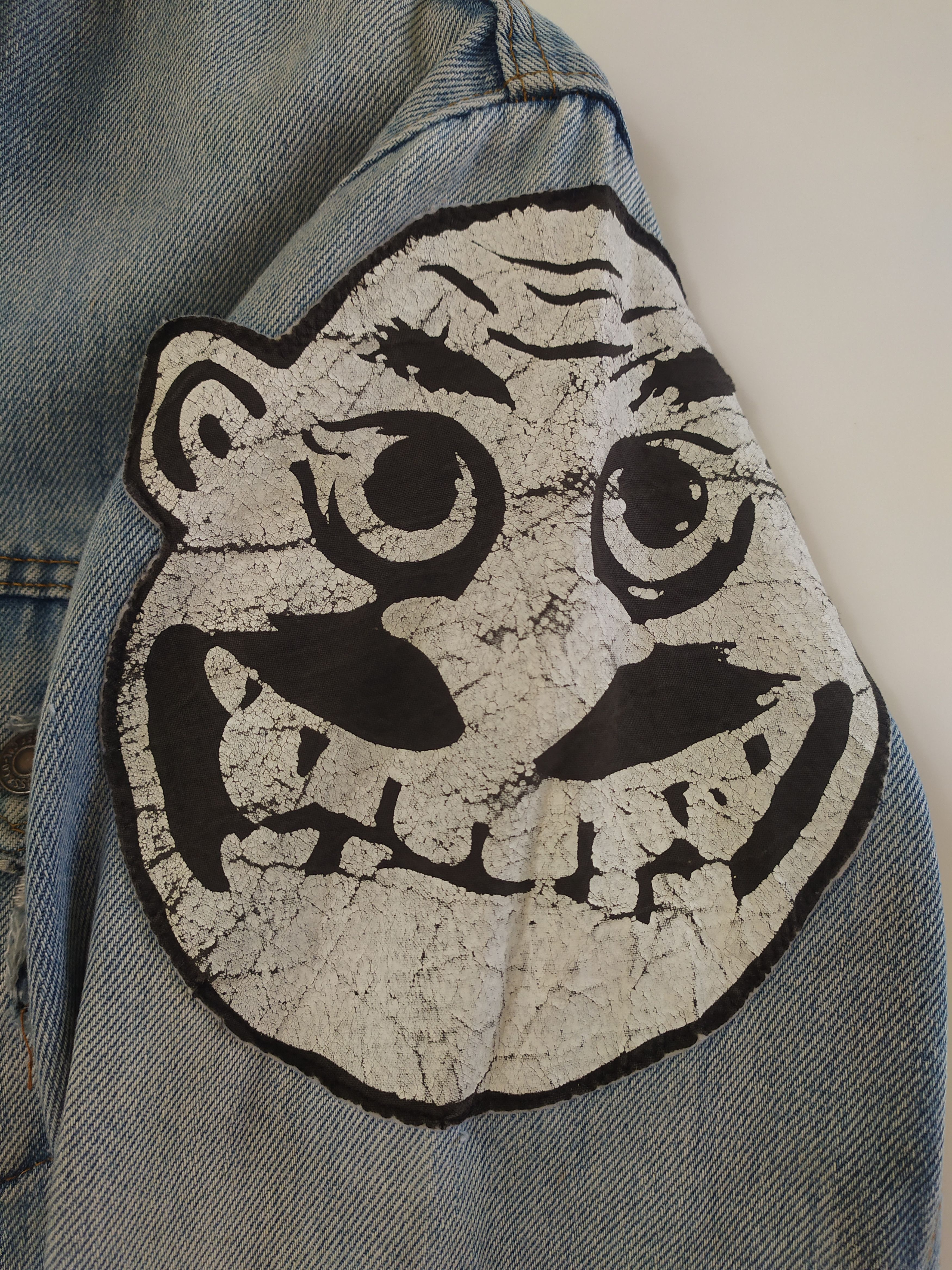 Band Tees × Levi's Vintage Clothing Vintage Levis Custom Band Patches Denim Jacket Size US M / EU 48-50 / 2 - 6 Thumbnail