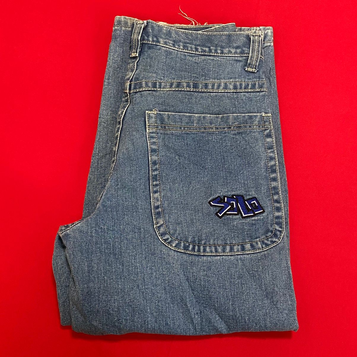 Vintage 90S Wide Leg Skate Solo Pure Jeans Sz.32 | Grailed