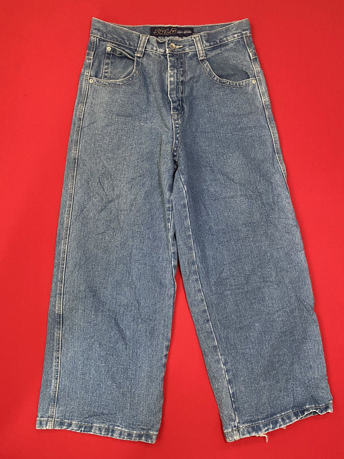 JNCO × Vintage 90s Wide Leg Skate Solo Pure Jeans Sz.32 Size US 32 / EU 48 - 6 Thumbnail
