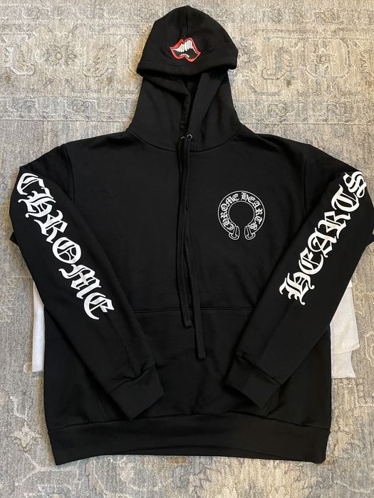 Chrome hearts matty boy online chomper horseshoe hoodie black