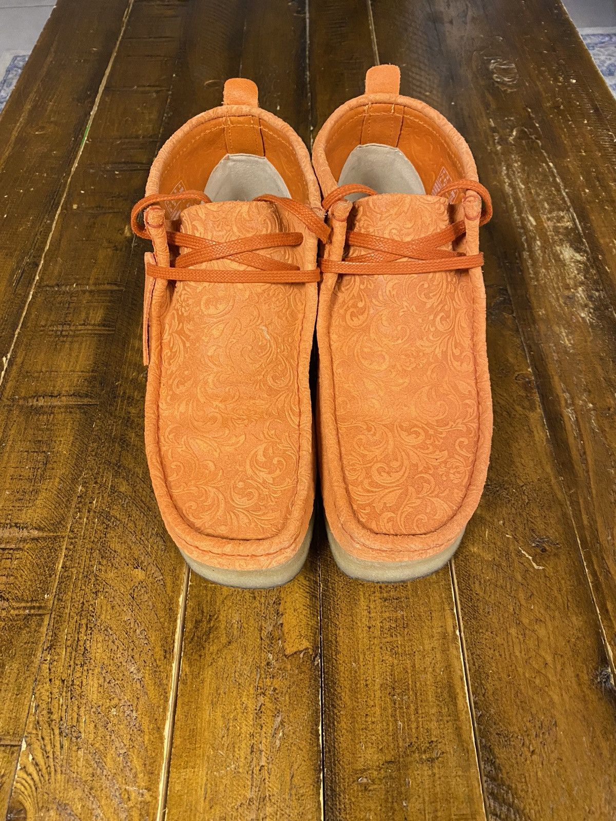 Clarks x END Wallabee Boot “Orange Floral”