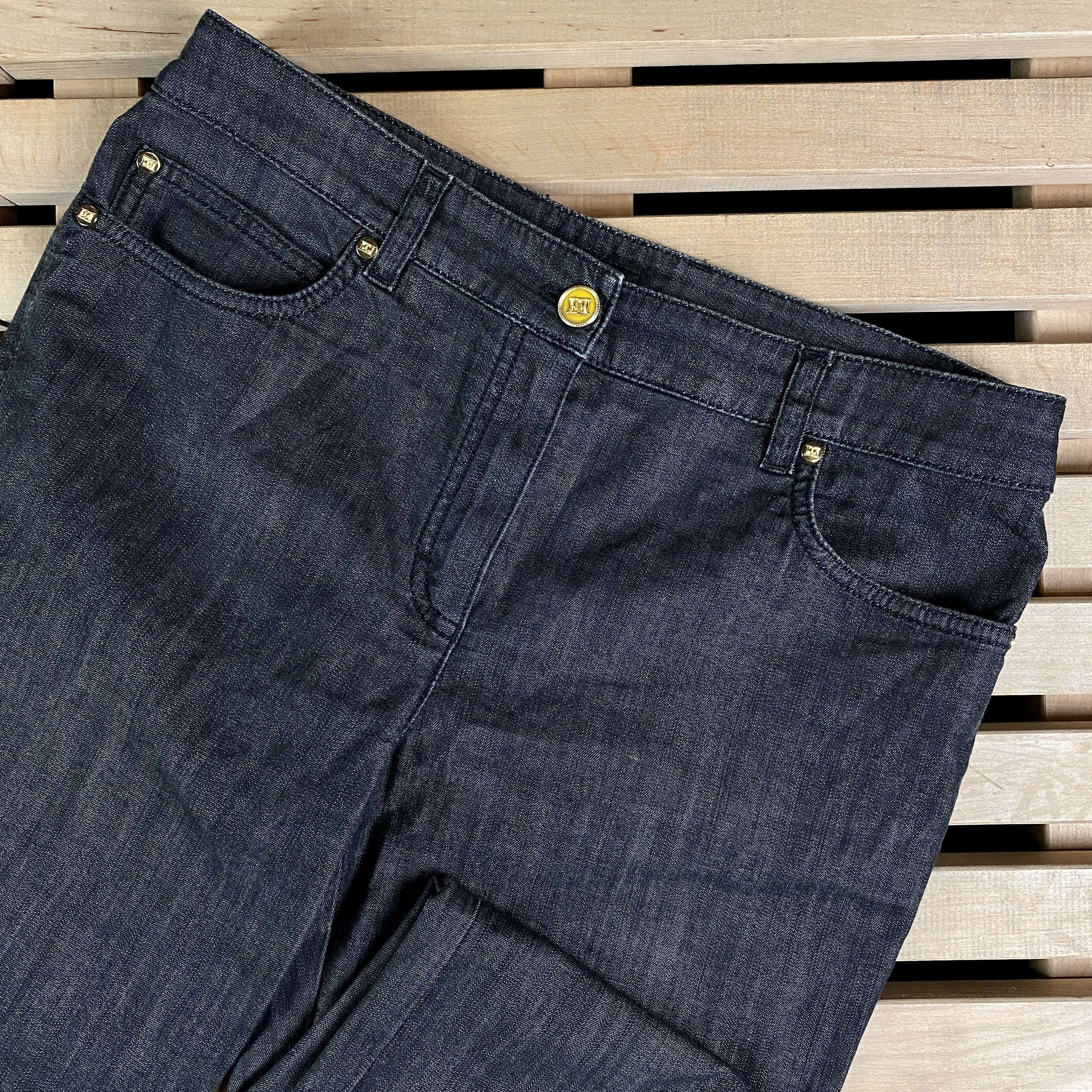 Escada Women’s Denim Jeans Pants Escada Size 38 Size 38" / US 16 / IT 52 - 2 Thumbnail