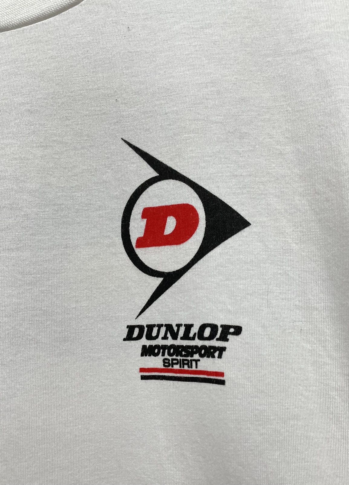 Dunlop Vintage 90’s DUNLOP MOTORSPORTS SPIRIT T-Shirt Size US S / EU 44-46 / 1 - 5 Thumbnail