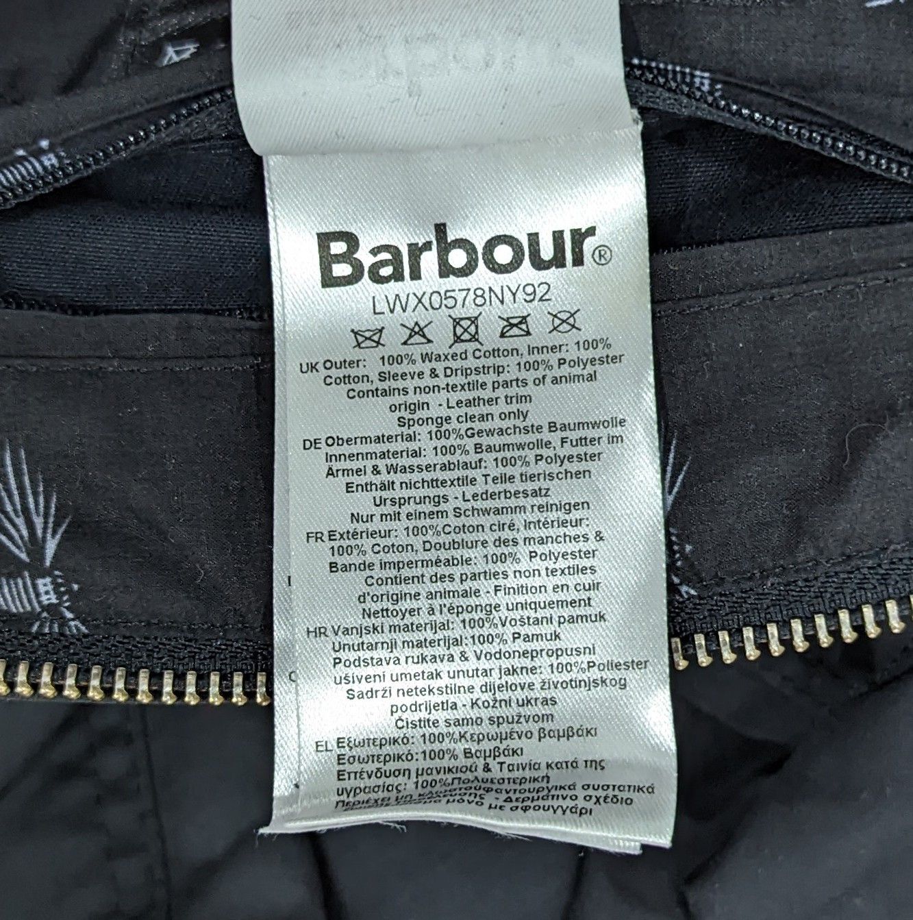 Barbour Barbour Chock Wax Women's Jacket England Style Waxed Cotton Size S / US 4 / IT 40 - 22 Thumbnail