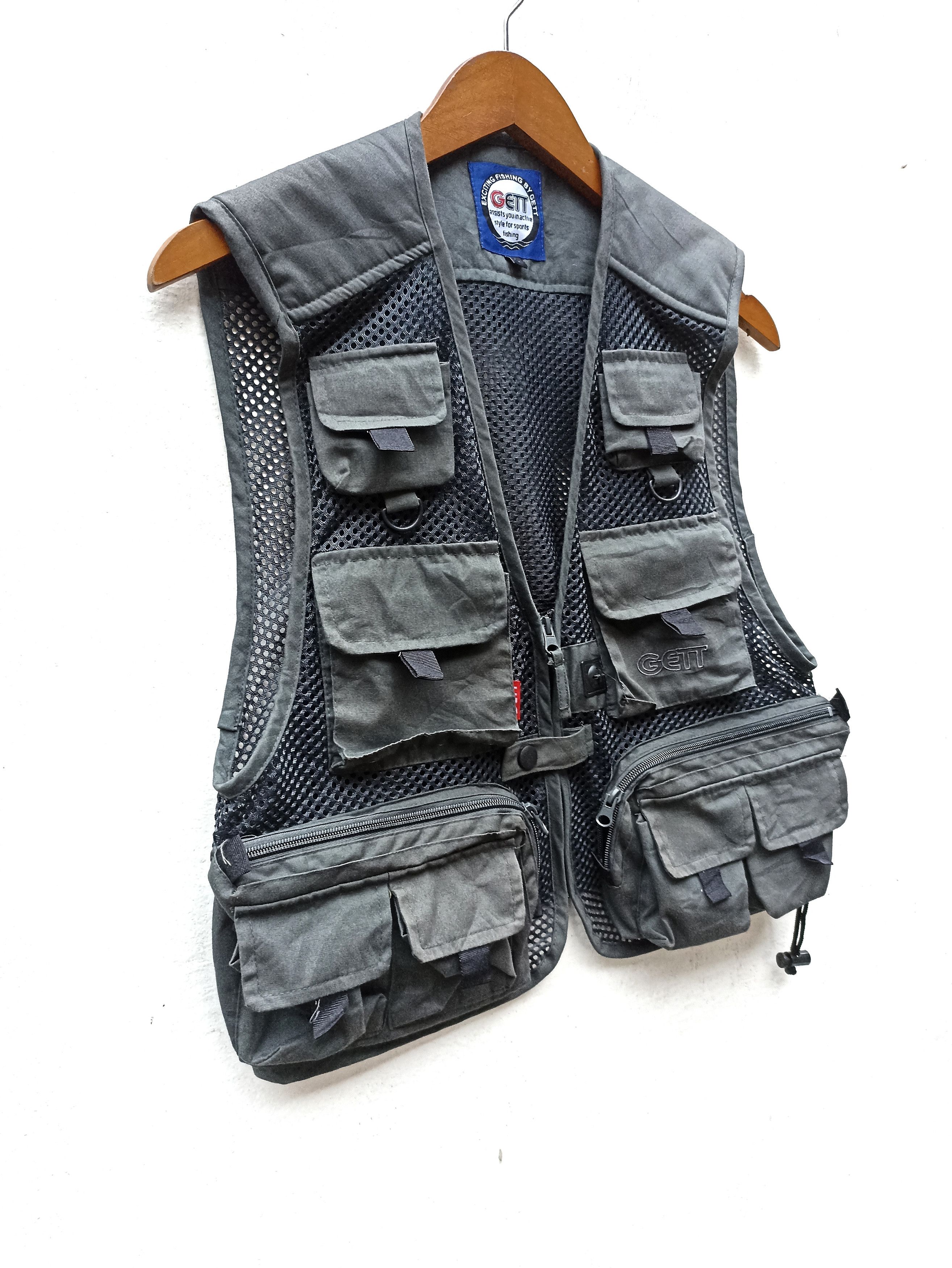 Japanese Brand Gett vest tactical fishing sport specialties Size US M / EU 48-50 / 2 - 2 Thumbnail