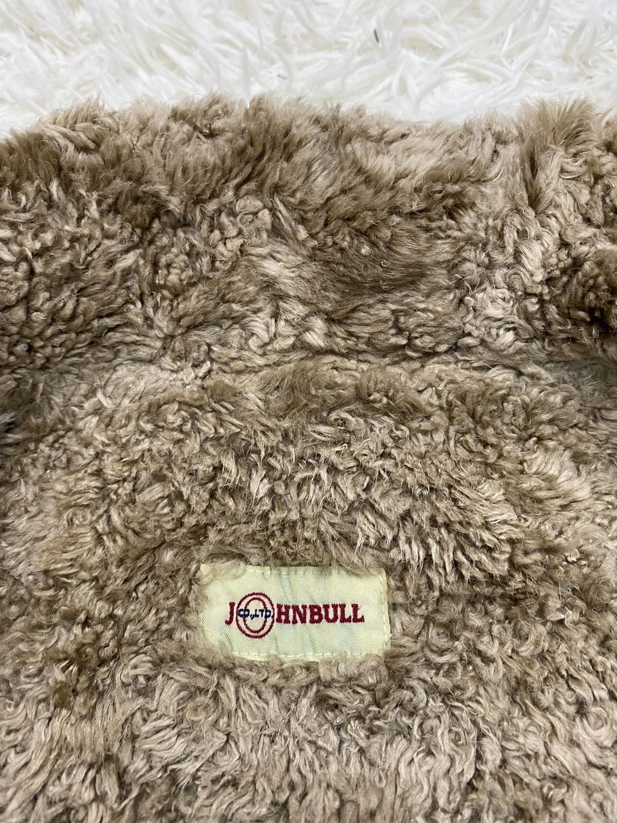 Japanese Brand × Johnbull Johnbull Distressed Sherpa Lined Denim Jacket Size US S / EU 44-46 / 1 - 15 Thumbnail