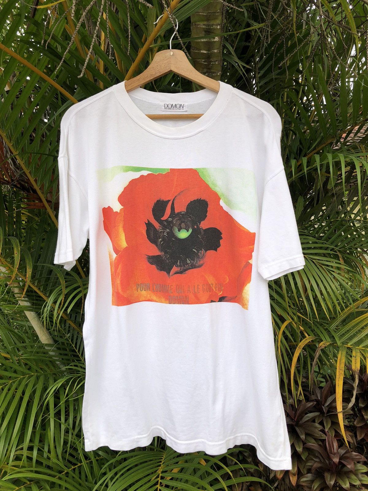 Vintage Last Drop🔥Rare🔥Vintage Art Domon Pour L’Homme Tee Size US L / EU 52-54 / 3 - 1 Thumbnail
