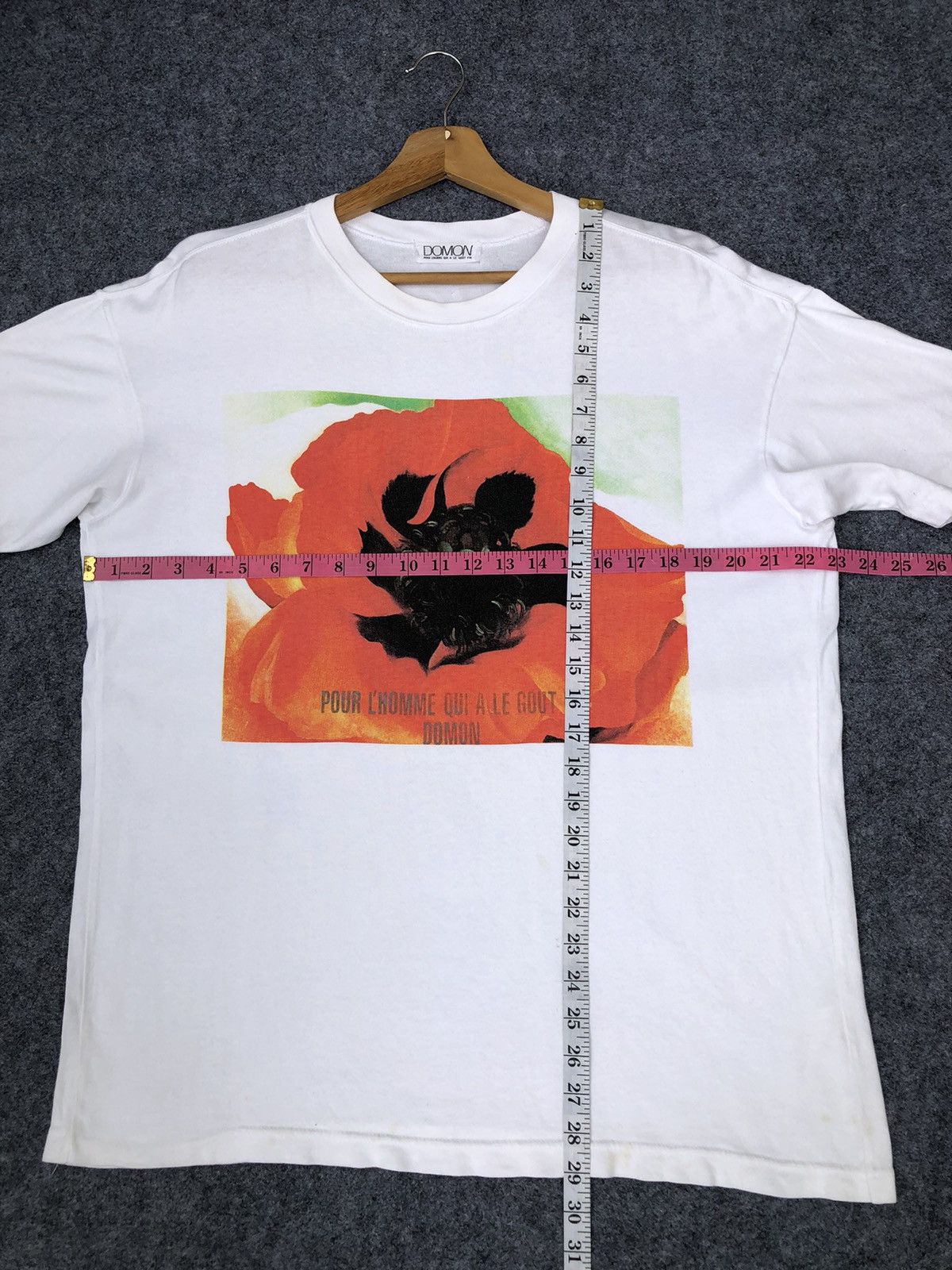 Vintage Last Drop🔥Rare🔥Vintage Art Domon Pour L’Homme Tee Size US L / EU 52-54 / 3 - 10 Thumbnail