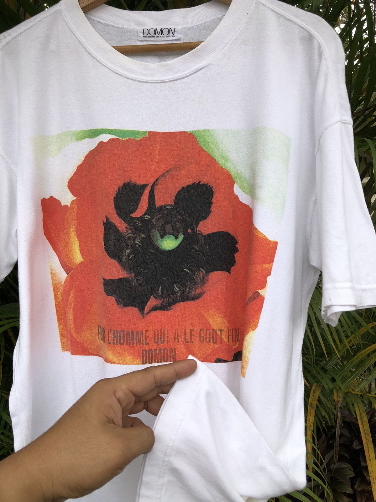Vintage Last Drop🔥Rare🔥Vintage Art Domon Pour L’Homme Tee Size US L / EU 52-54 / 3 - 8 Thumbnail