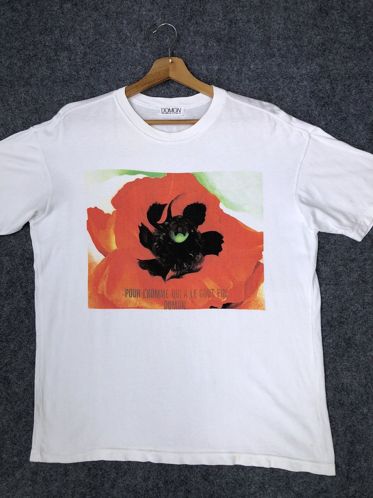 Vintage Last Drop🔥Rare🔥Vintage Art Domon Pour L’Homme Tee Size US L / EU 52-54 / 3 - 9 Thumbnail