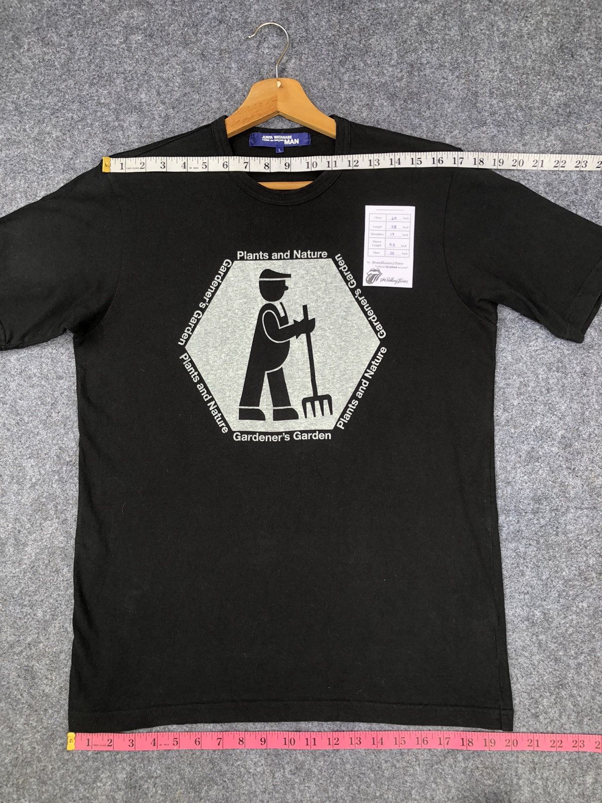 CDG by Comme des Garcons Rarest🔥Junya Watanabe X Comme Des Garcon Black Tee Size US L / EU 52-54 / 3 - 12 Thumbnail