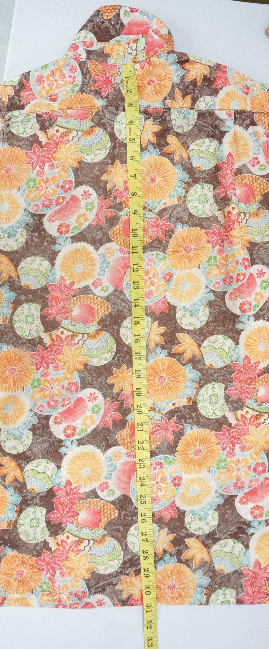 Japanese Brand RARE D.I.V PARTO SPORT Floral Design Button Ups T-Shirt Size US L / EU 52-54 / 3 - 11 Thumbnail
