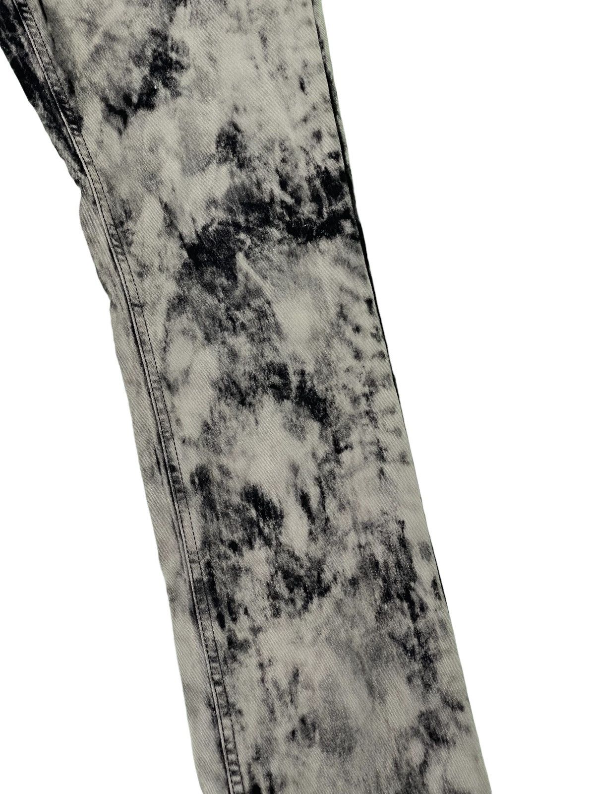 Japanese Brand Skinny Jeans Stretch Japan Brand Smoke Bleach Denim 28 Size US 28 / EU 44 - 4 Thumbnail