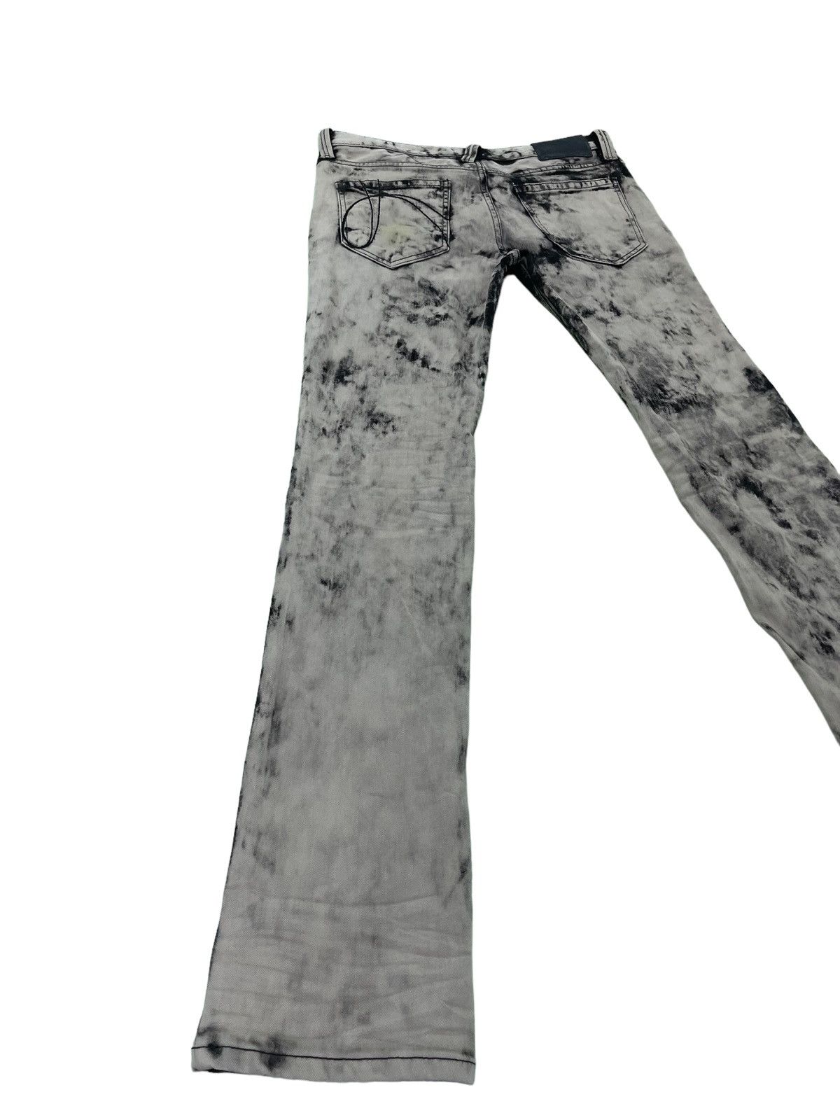 Japanese Brand Skinny Jeans Stretch Japan Brand Smoke Bleach Denim 28 Size US 28 / EU 44 - 9 Thumbnail