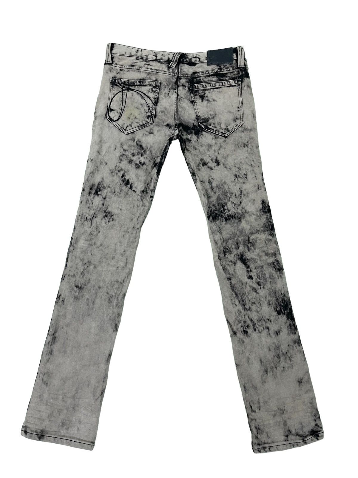 Japanese Brand Skinny Jeans Stretch Japan Brand Smoke Bleach Denim 28 Size US 28 / EU 44 - 8 Thumbnail