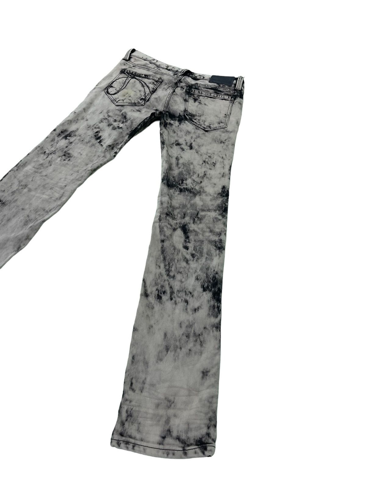 Japanese Brand Skinny Jeans Stretch Japan Brand Smoke Bleach Denim 28 Size US 28 / EU 44 - 10 Thumbnail