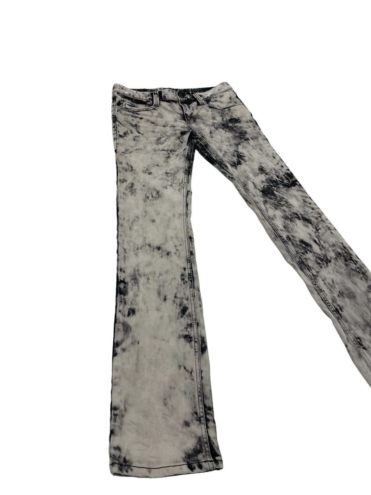 Japanese Brand Skinny Jeans Stretch Japan Brand Smoke Bleach Denim 28 Size US 28 / EU 44 - 2 Thumbnail