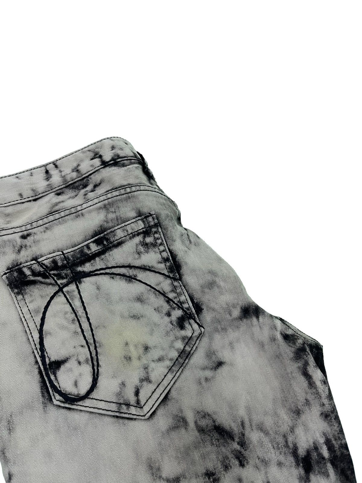 Japanese Brand Skinny Jeans Stretch Japan Brand Smoke Bleach Denim 28 Size US 28 / EU 44 - 13 Thumbnail