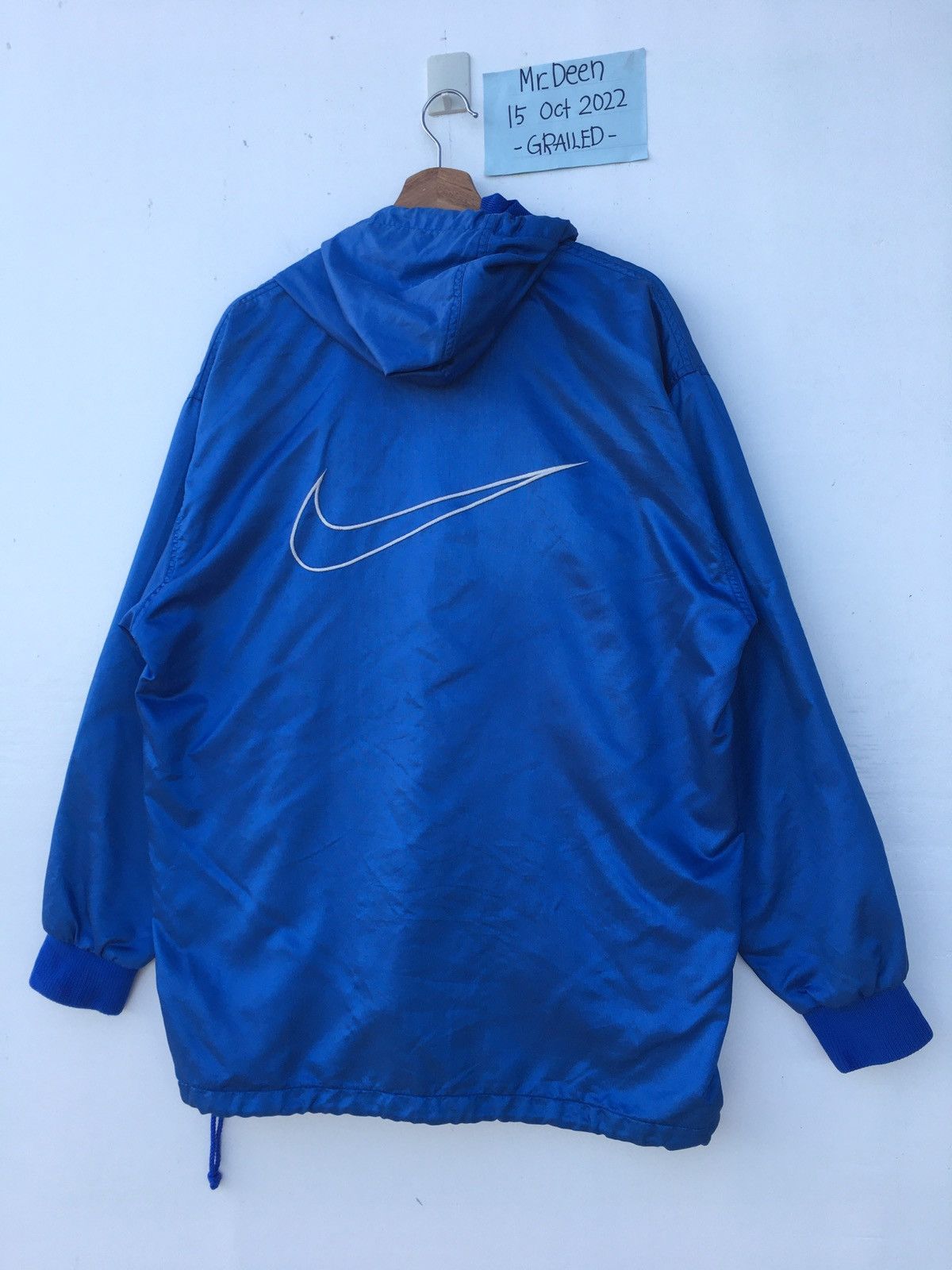 Nike Rare Vintage Nike Center Swoosh Biglogo Hoodie Size US XL / EU 56 / 4 - 3 Thumbnail