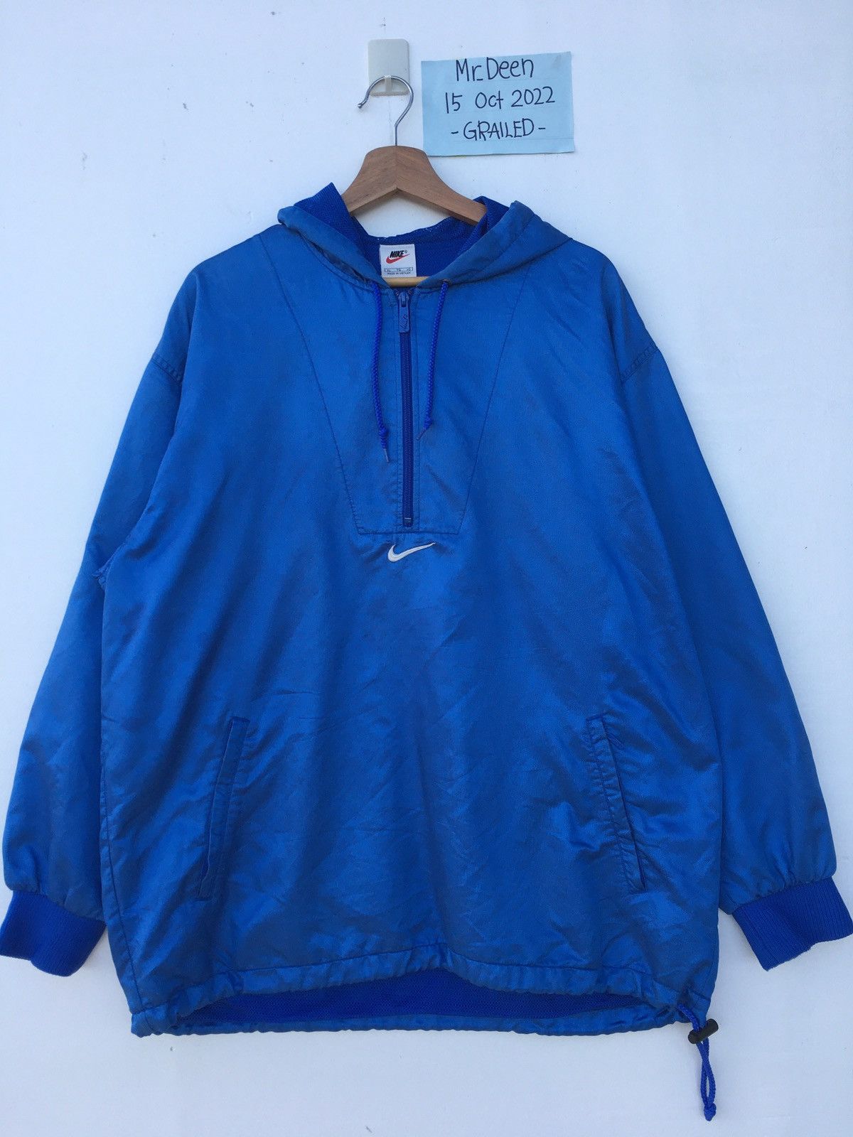 Nike Rare Vintage Nike Center Swoosh Biglogo Hoodie Size US XL / EU 56 / 4 - 14 Thumbnail