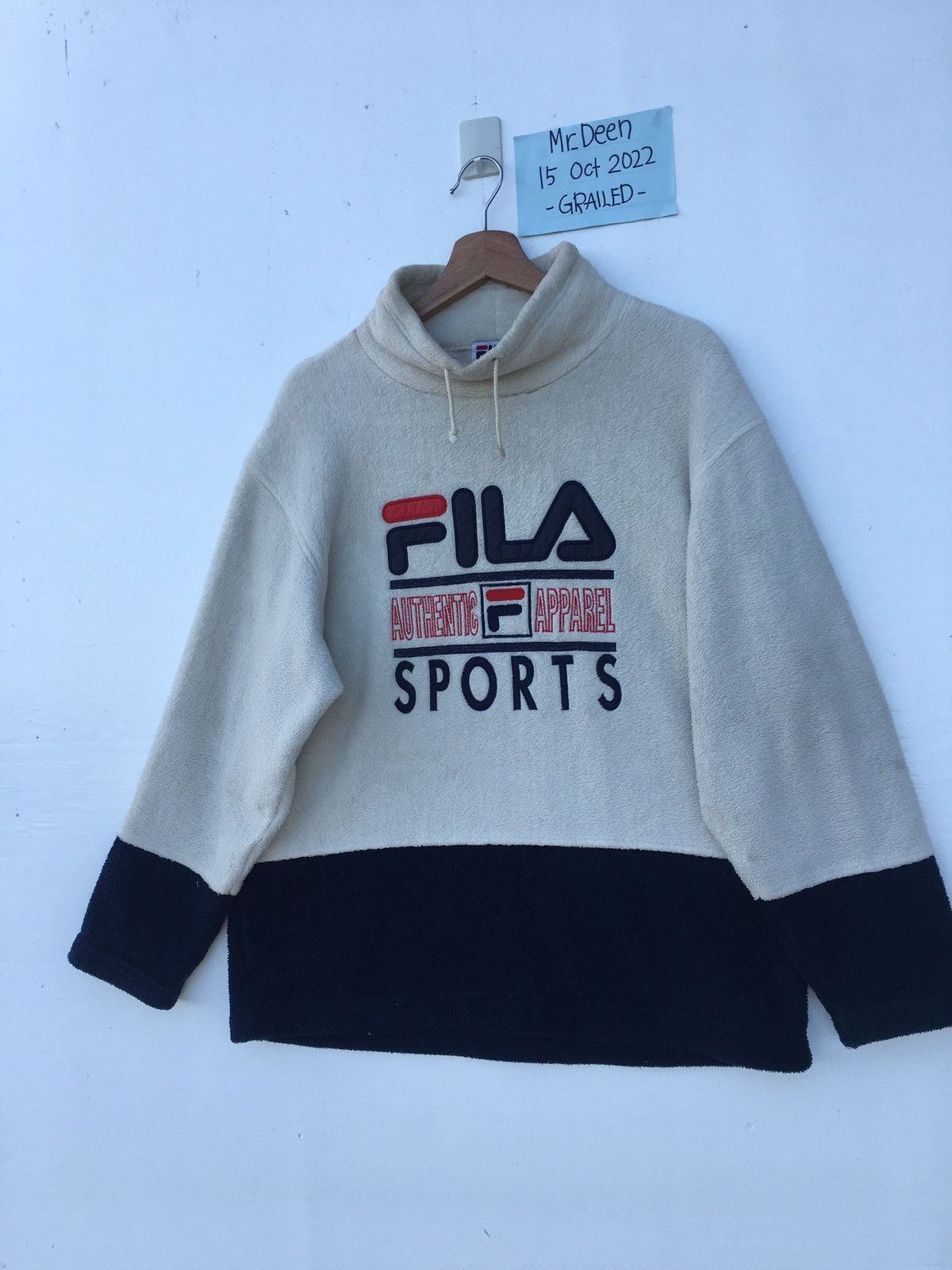 Fila Rare Vintage FILA Sports Biglogo Sweater Size US L / EU 52-54 / 3 - 4 Thumbnail