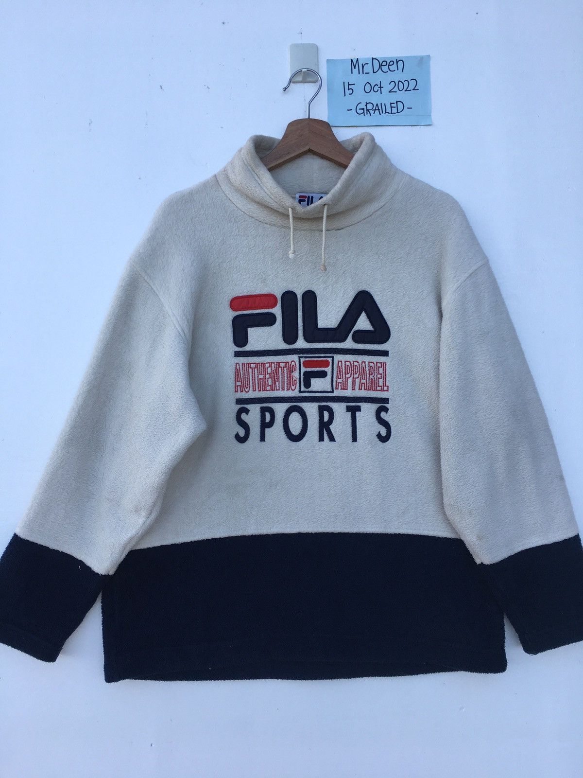 Fila Rare Vintage FILA Sports Biglogo Sweater Size US L / EU 52-54 / 3 - 5 Thumbnail