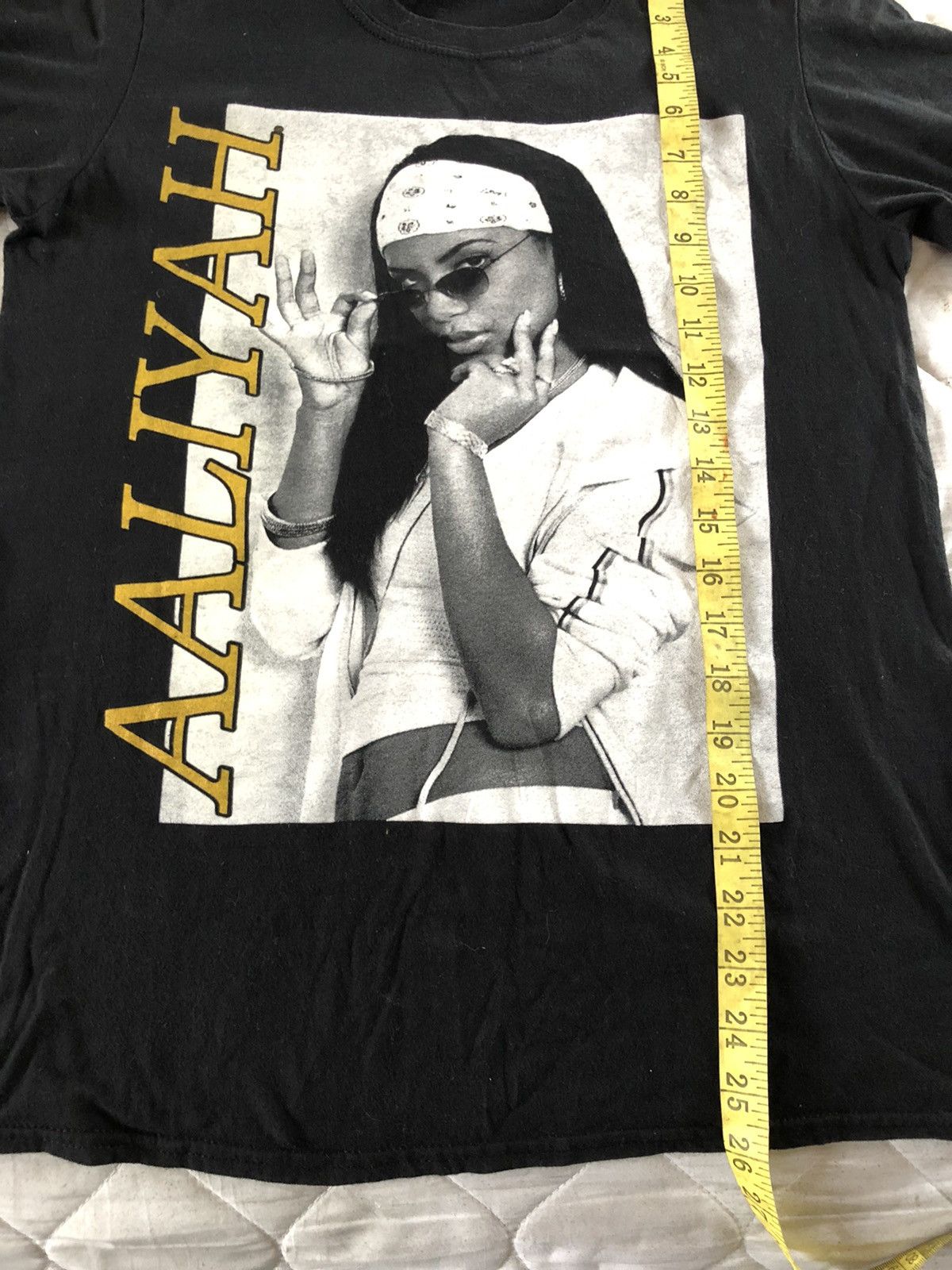 Band Tees × Rap Tees × Star Of Hollywood Aaliyah Graphic T-shirt Size US S / EU 44-46 / 1 - 4 Thumbnail