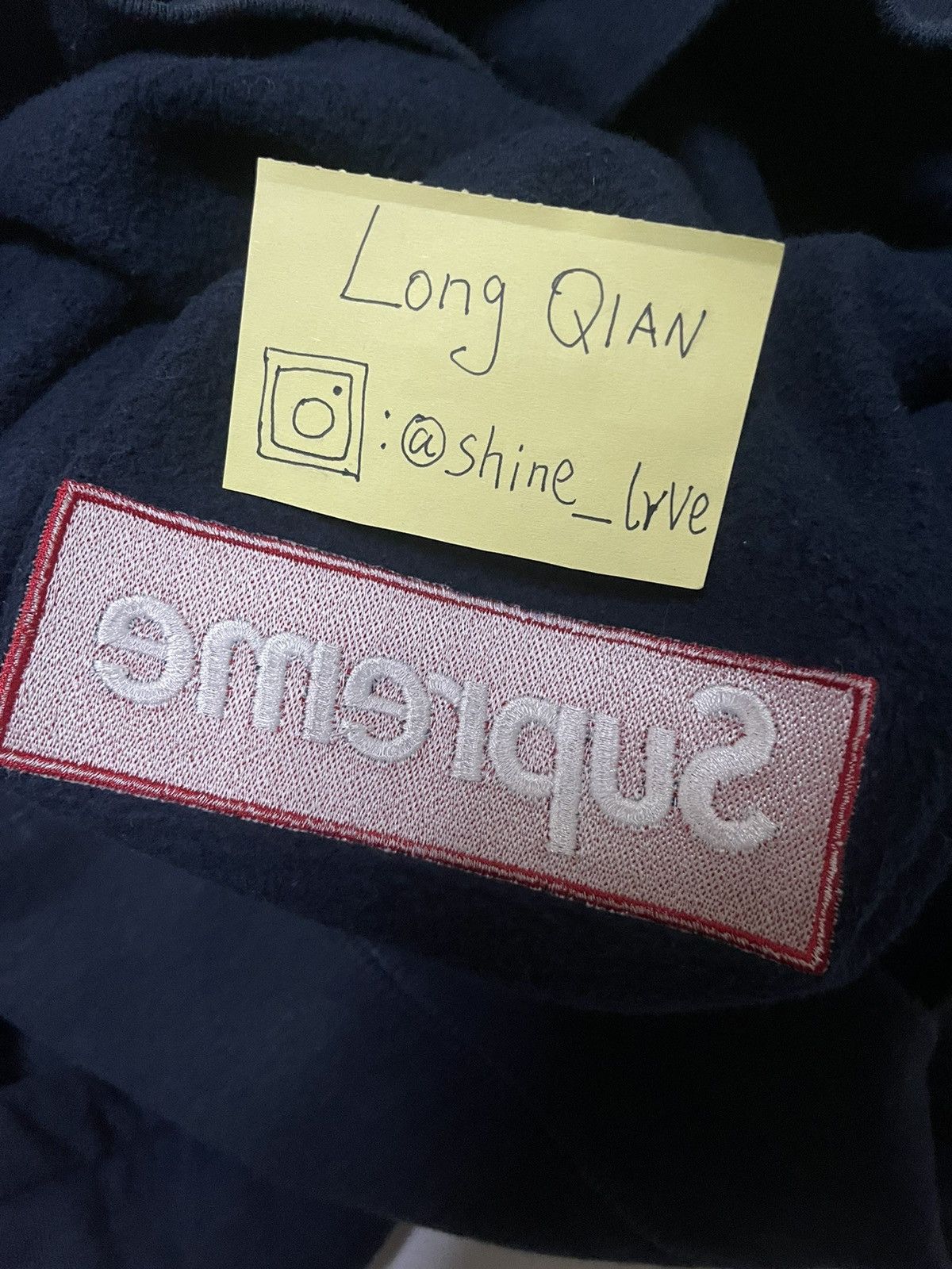 Supreme Supreme 2016 red on navy box logo hood sweatershirt Size US L / EU 52-54 / 3 - 4 Thumbnail