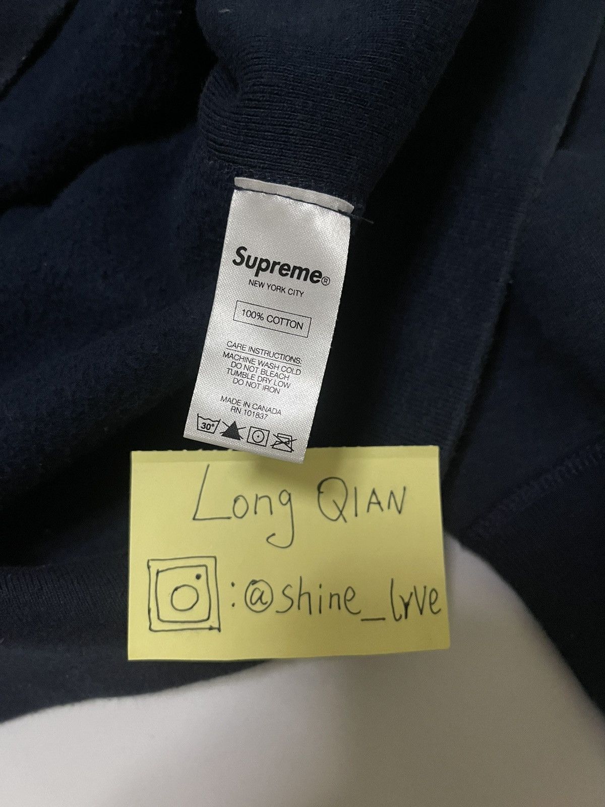 Supreme Supreme 2016 red on navy box logo hood sweatershirt Size US L / EU 52-54 / 3 - 7 Thumbnail