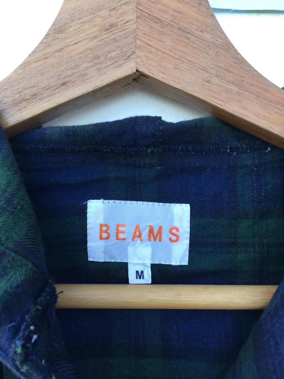 Beams Plus Vintage BEAMS Sleeveless Checkered Hoodie Size US M / EU 48-50 / 2 - 8 Thumbnail