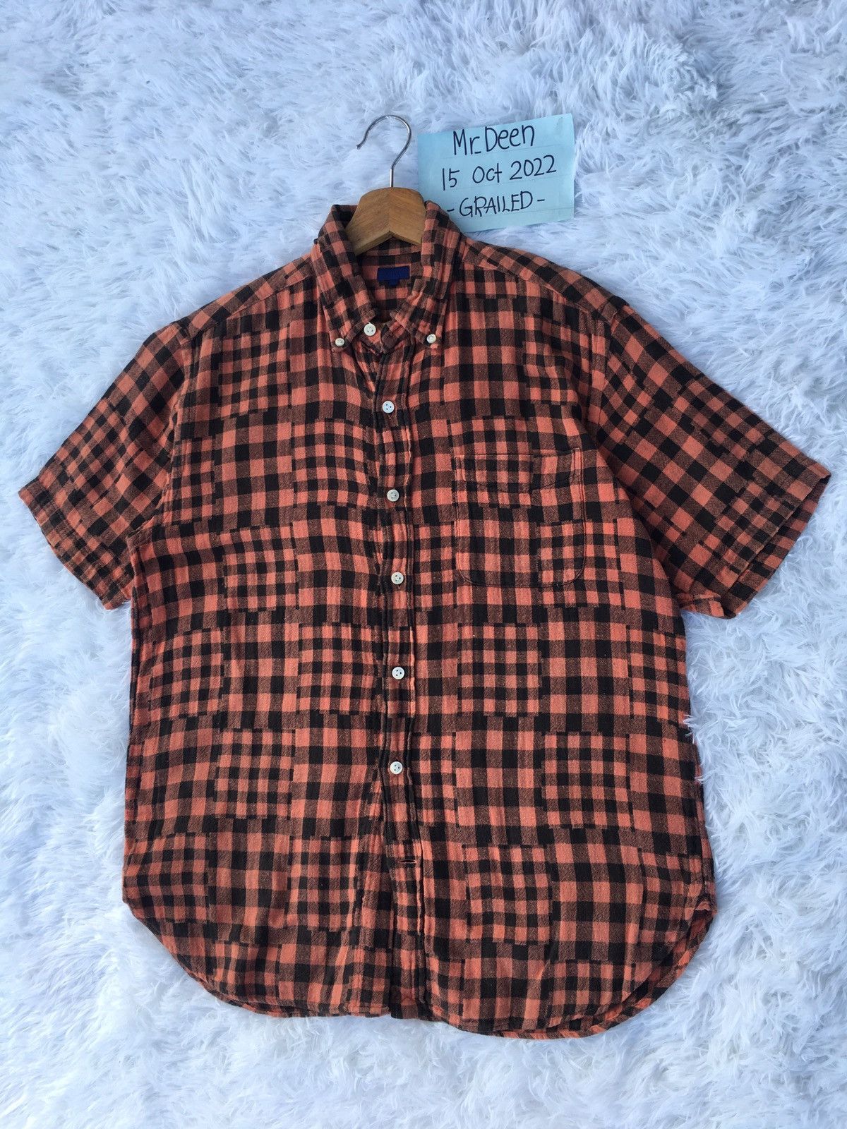 Beams Plus Rare Vintage BEAMS Checkered Buttons Shirt Size US M / EU 48-50 / 2 - 3 Thumbnail