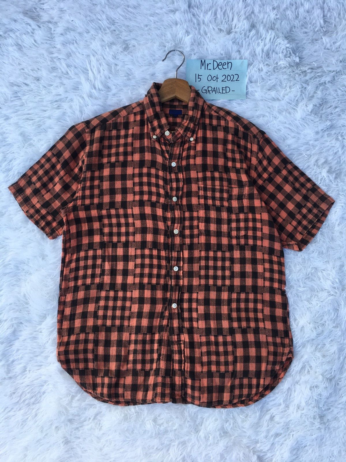Beams Plus Rare Vintage BEAMS Checkered Buttons Shirt Size US M / EU 48-50 / 2 - 1 Thumbnail