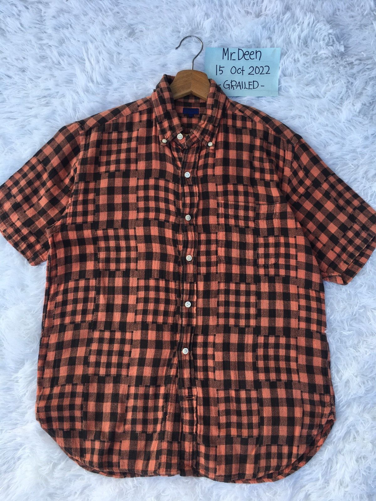 Beams Plus Rare Vintage BEAMS Checkered Buttons Shirt Size US M / EU 48-50 / 2 - 4 Thumbnail