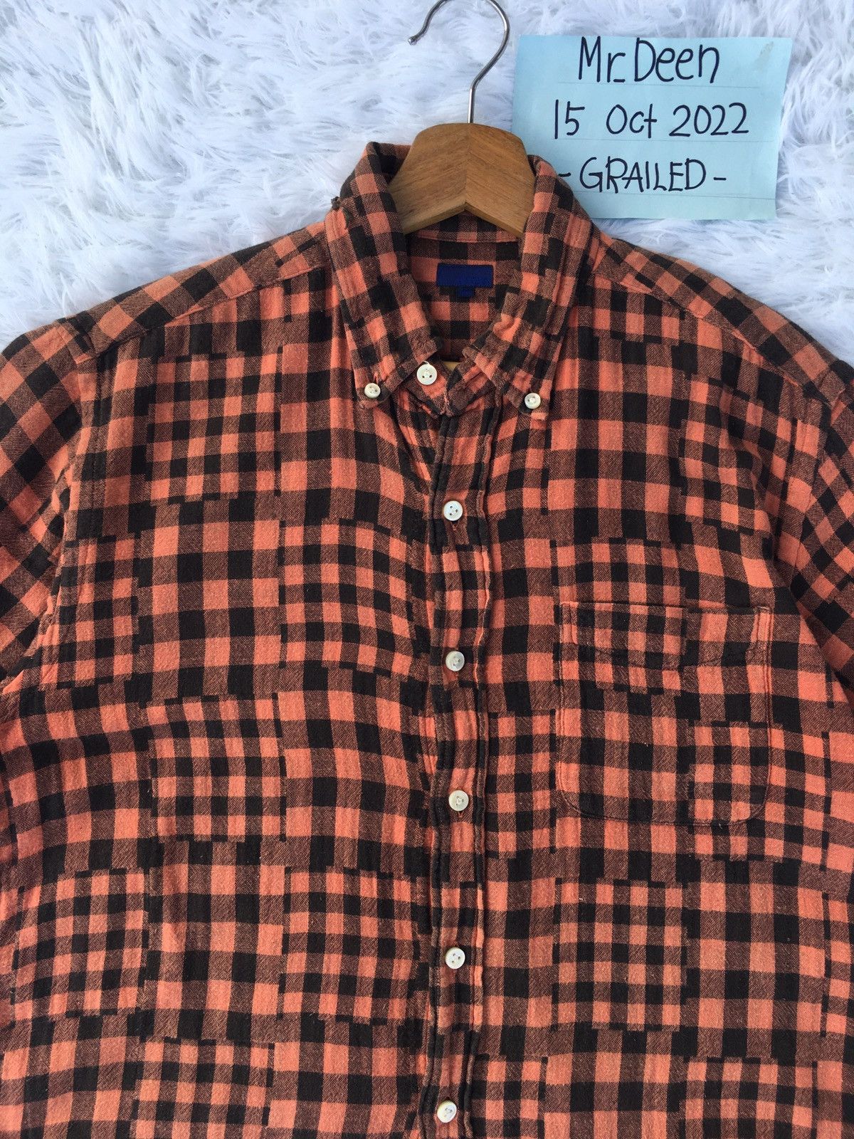 Beams Plus Rare Vintage BEAMS Checkered Buttons Shirt Size US M / EU 48-50 / 2 - 6 Thumbnail