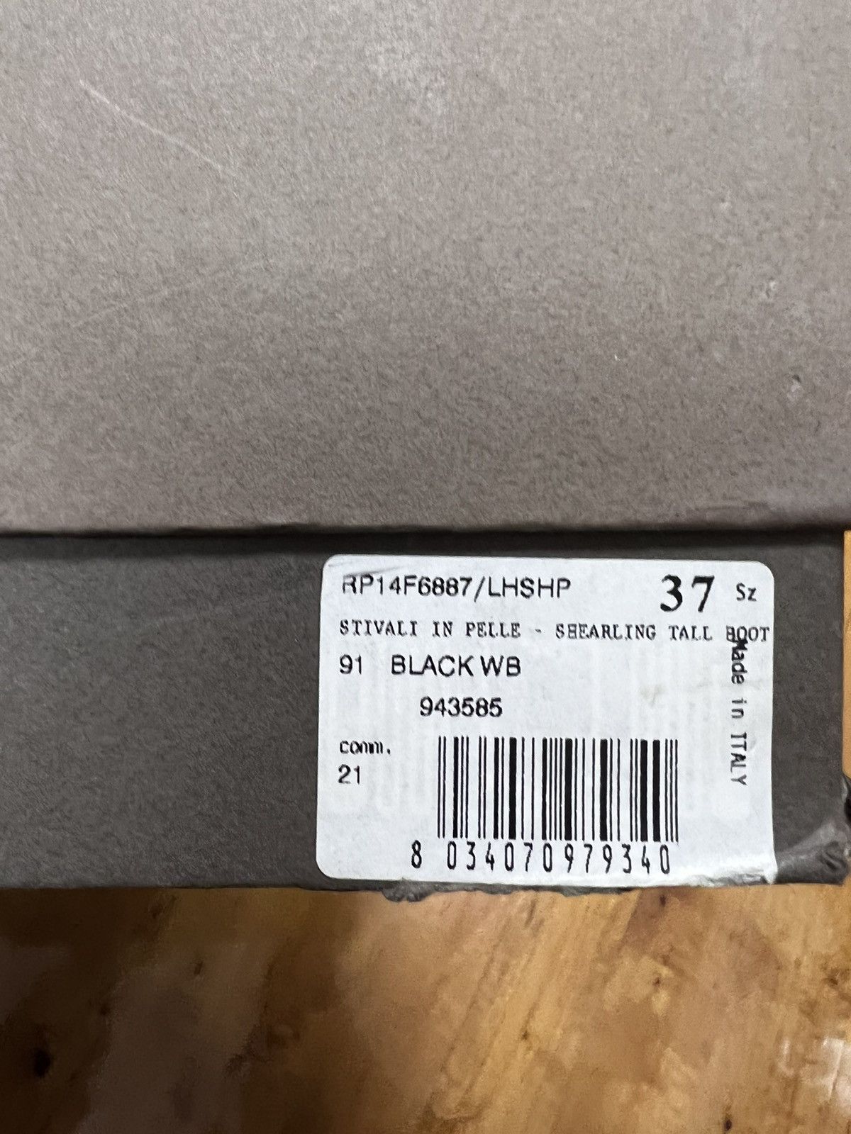 Rick Owens RICK OWENS FW14 MOODY SHEARLING TALL BOOTS Size US 7 / IT 37 - 10 Thumbnail