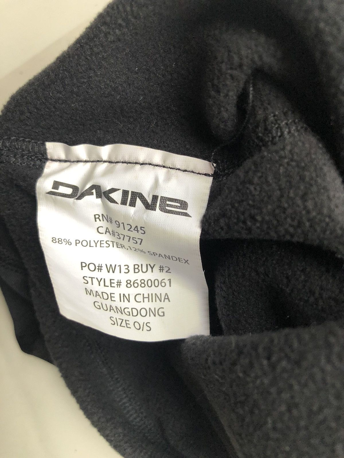 Dakine Dakine Balaclava BLACK Size ONE SIZE - 3 Thumbnail