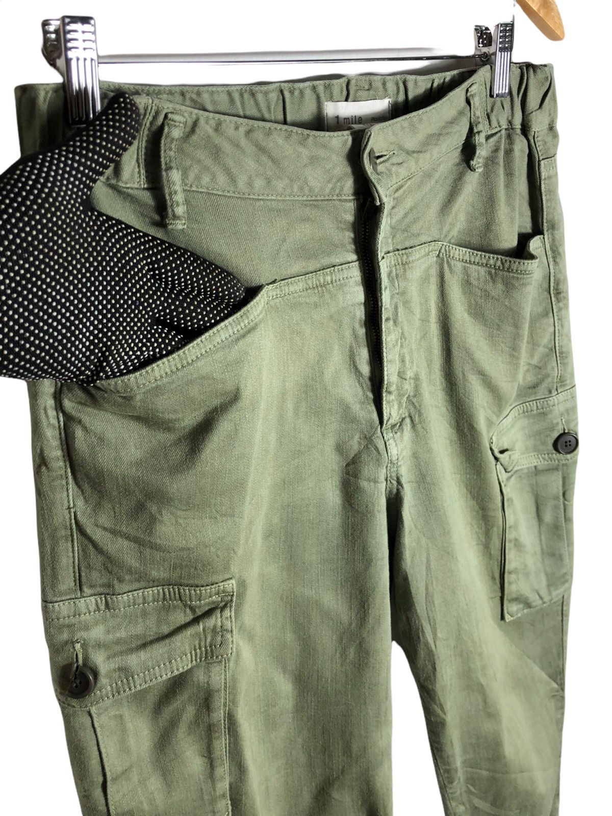 Issey Miyake × Japanese Brand 1 mile Plantation By issey Miyake cargo stretch pants Size US 32 / EU 48 - 3 Thumbnail