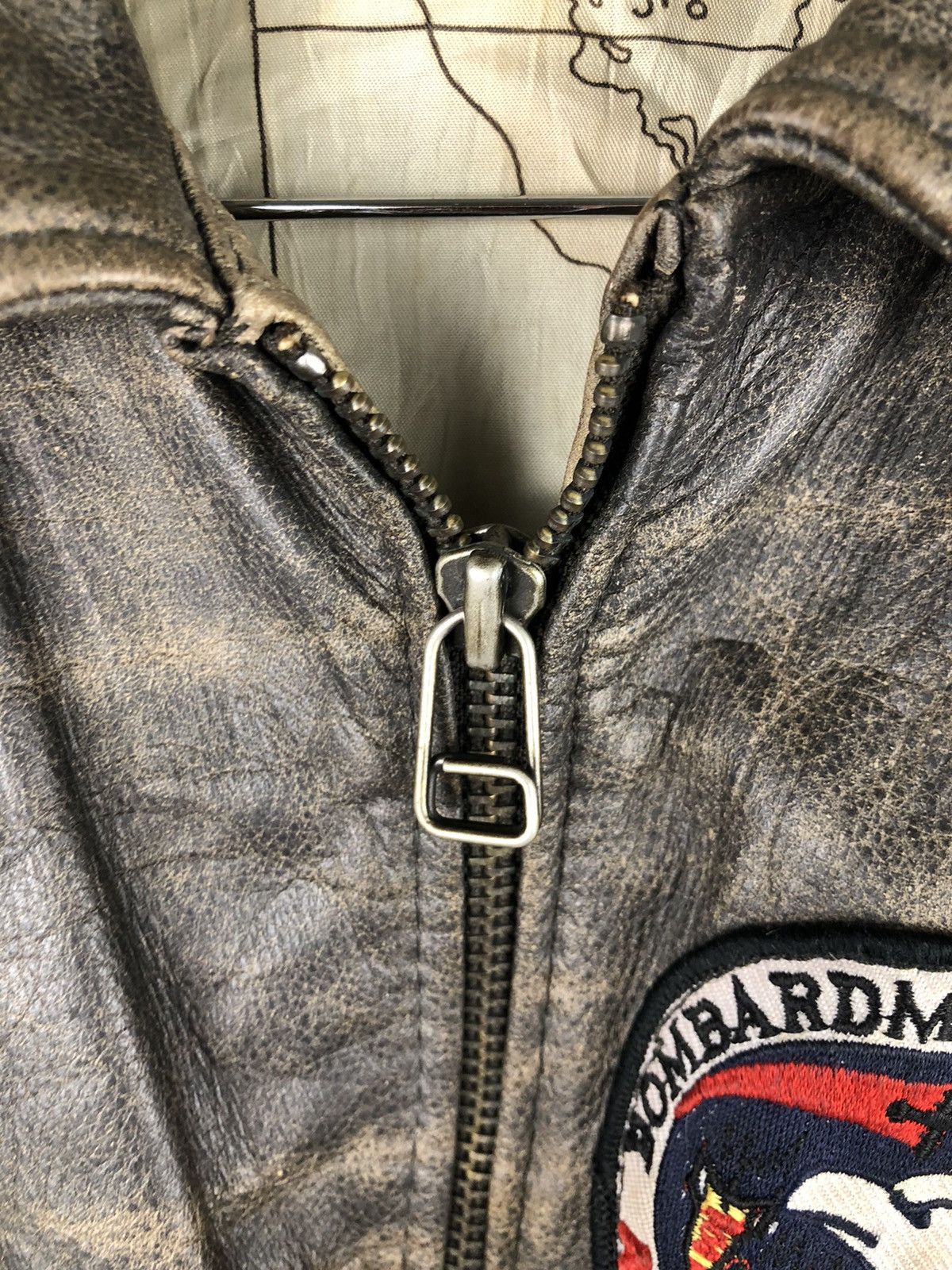 Vintage Vintage 80s Flight Leather Jacket Size US M / EU 48-50 / 2 - 9 Thumbnail