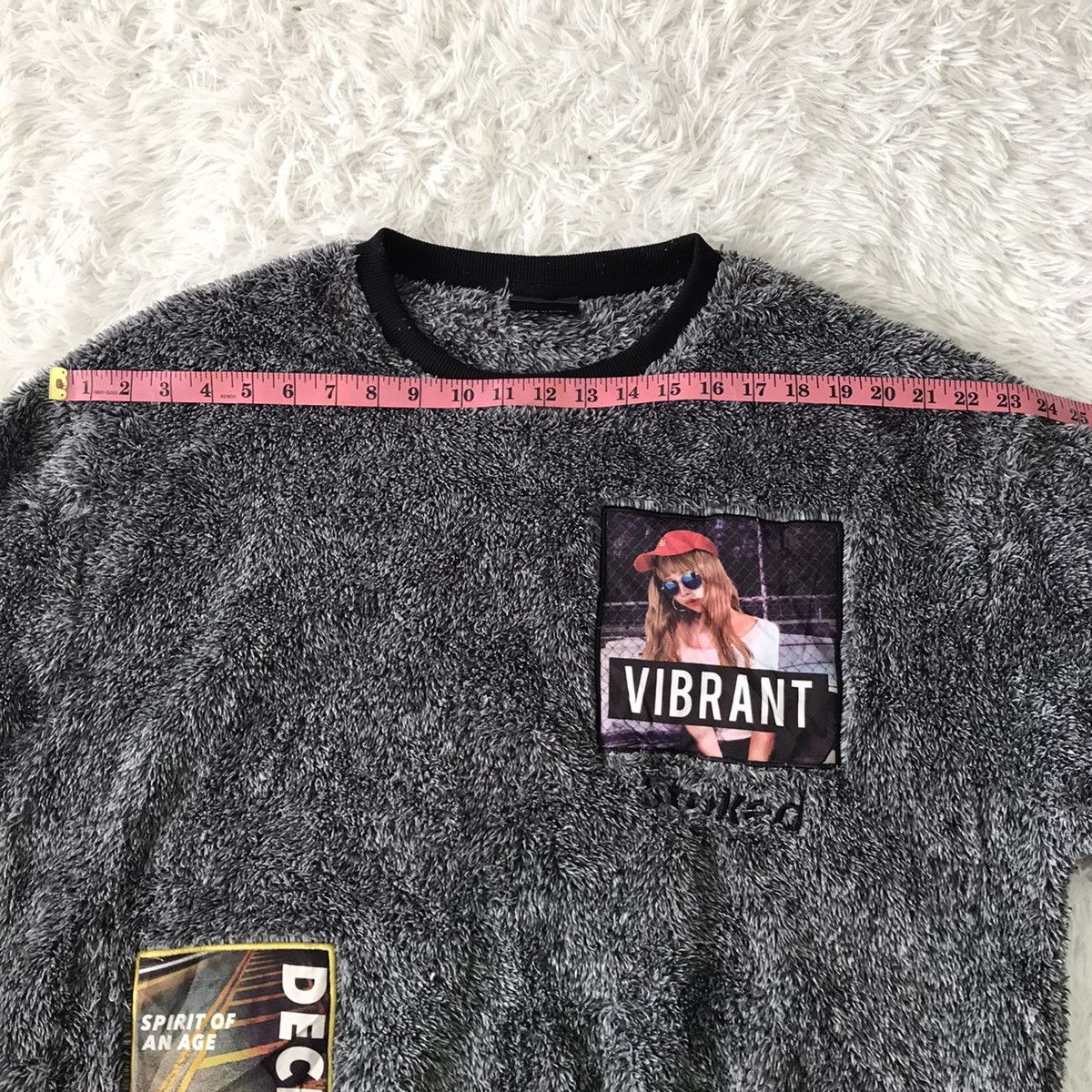 Japanese Brand 💥Steals💥Fleece Jumper/Sweatshirt With Patches Size US L / EU 52-54 / 3 - 19 Thumbnail